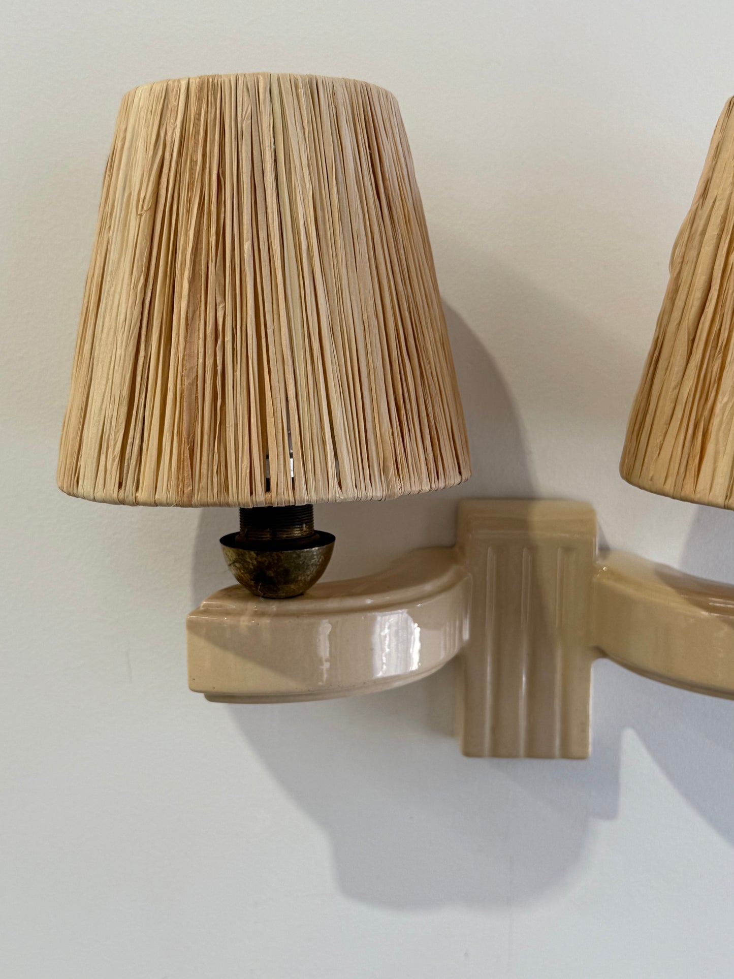 1950’s French Ceramic Wall Light