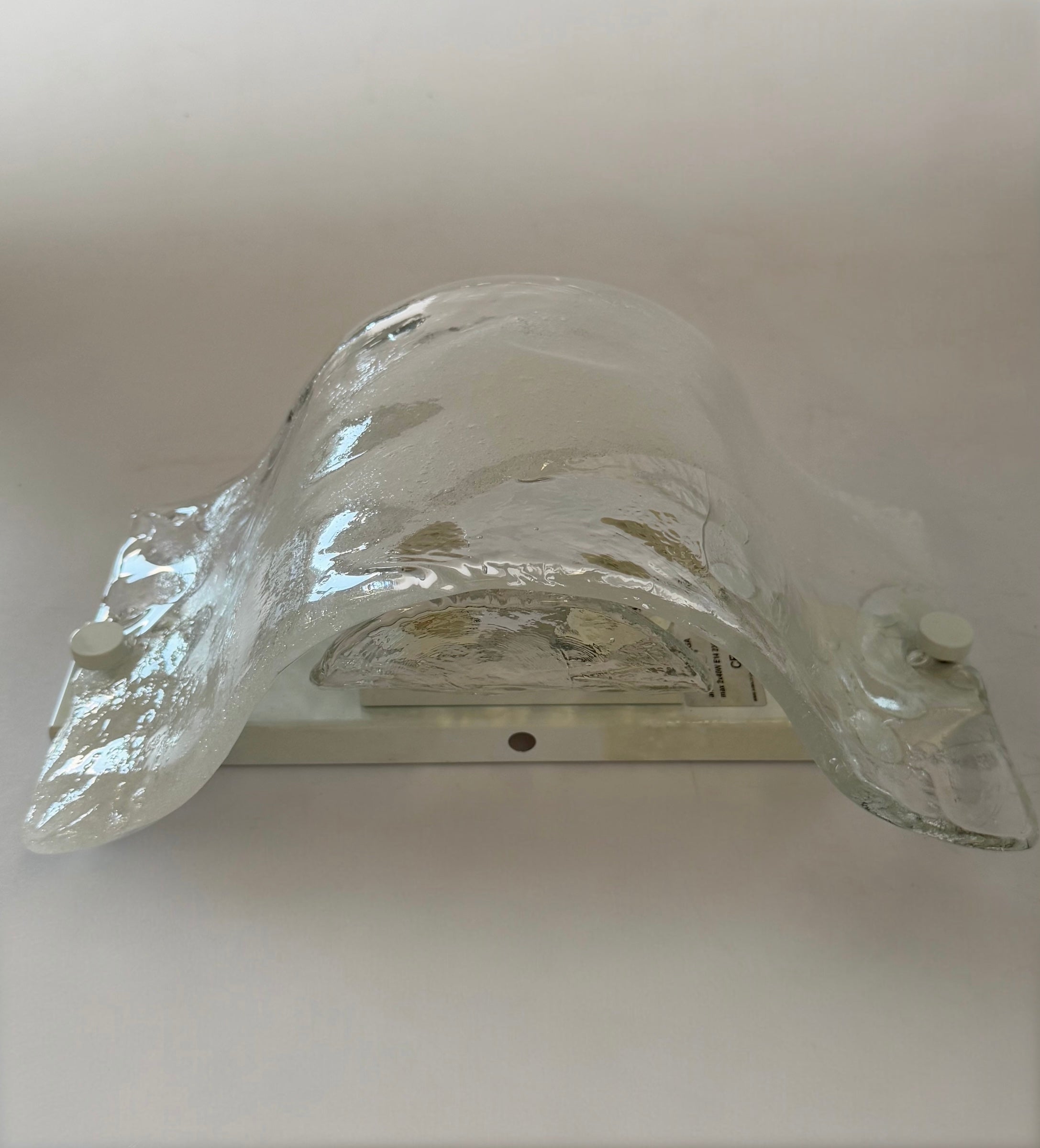 1970’s Murano Wall Light by Carlo Nason for Mazzega - 2 Available