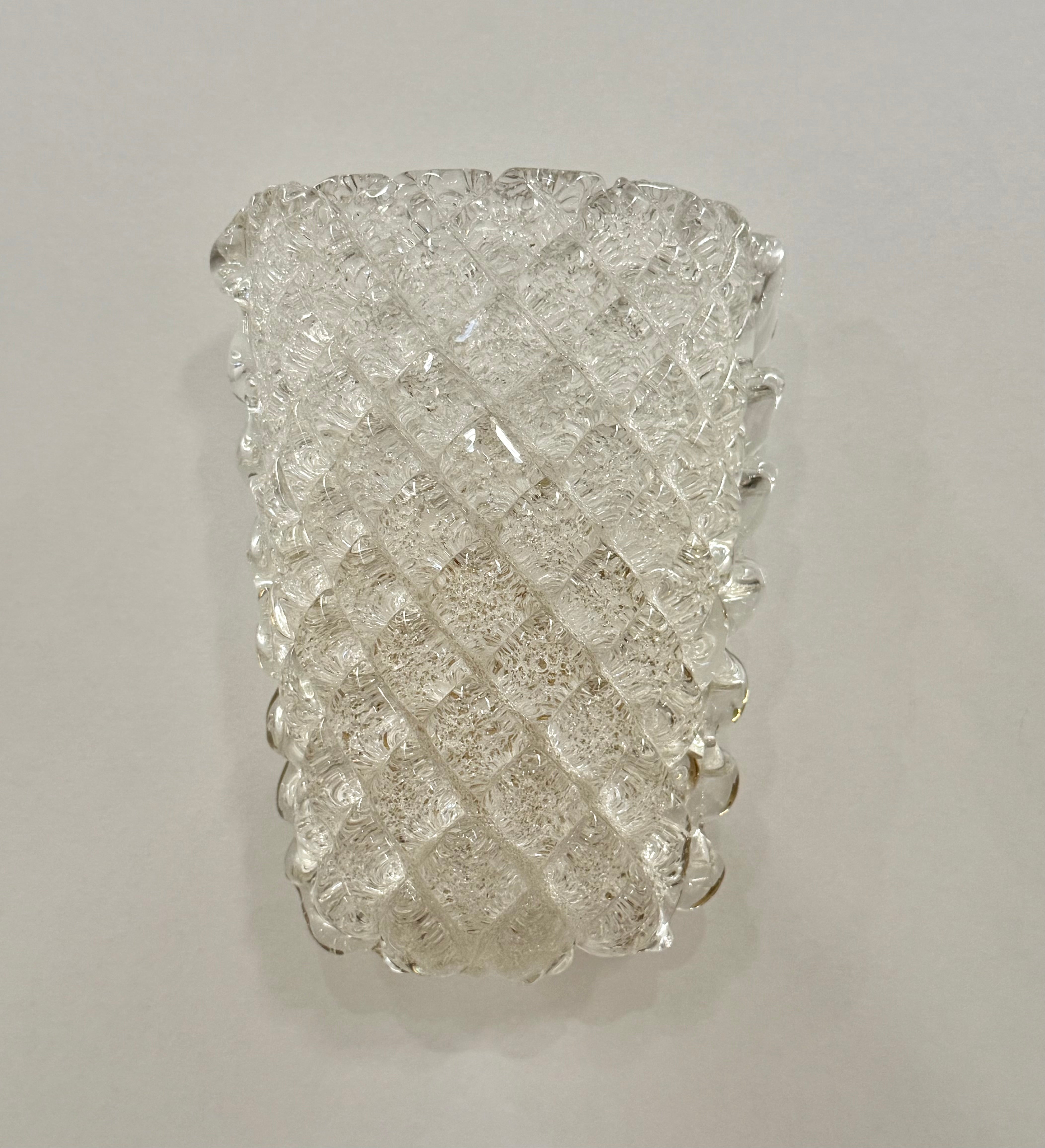 Murano Glass Wall Light by Barovier