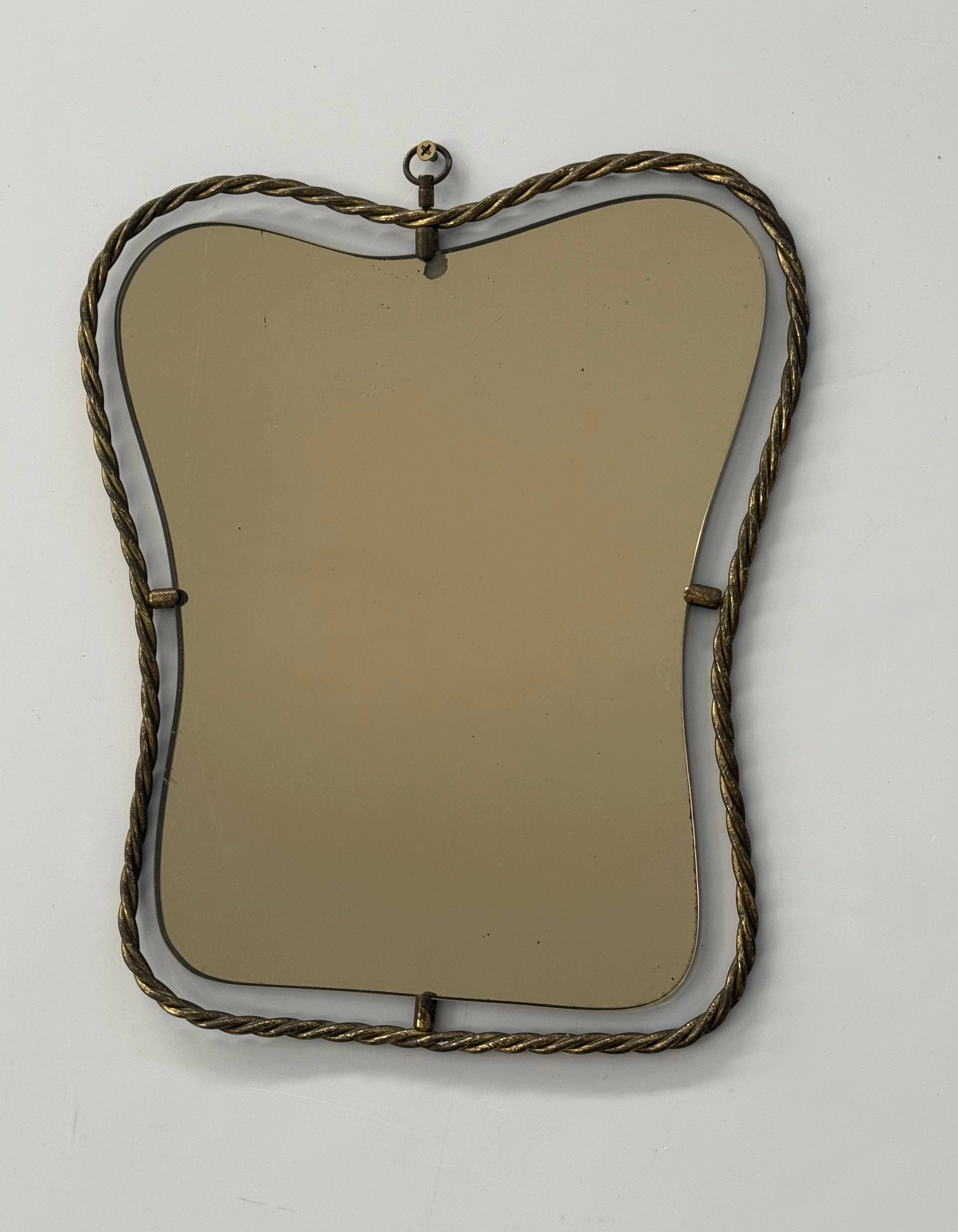 1950’s Italian Brass Mirror