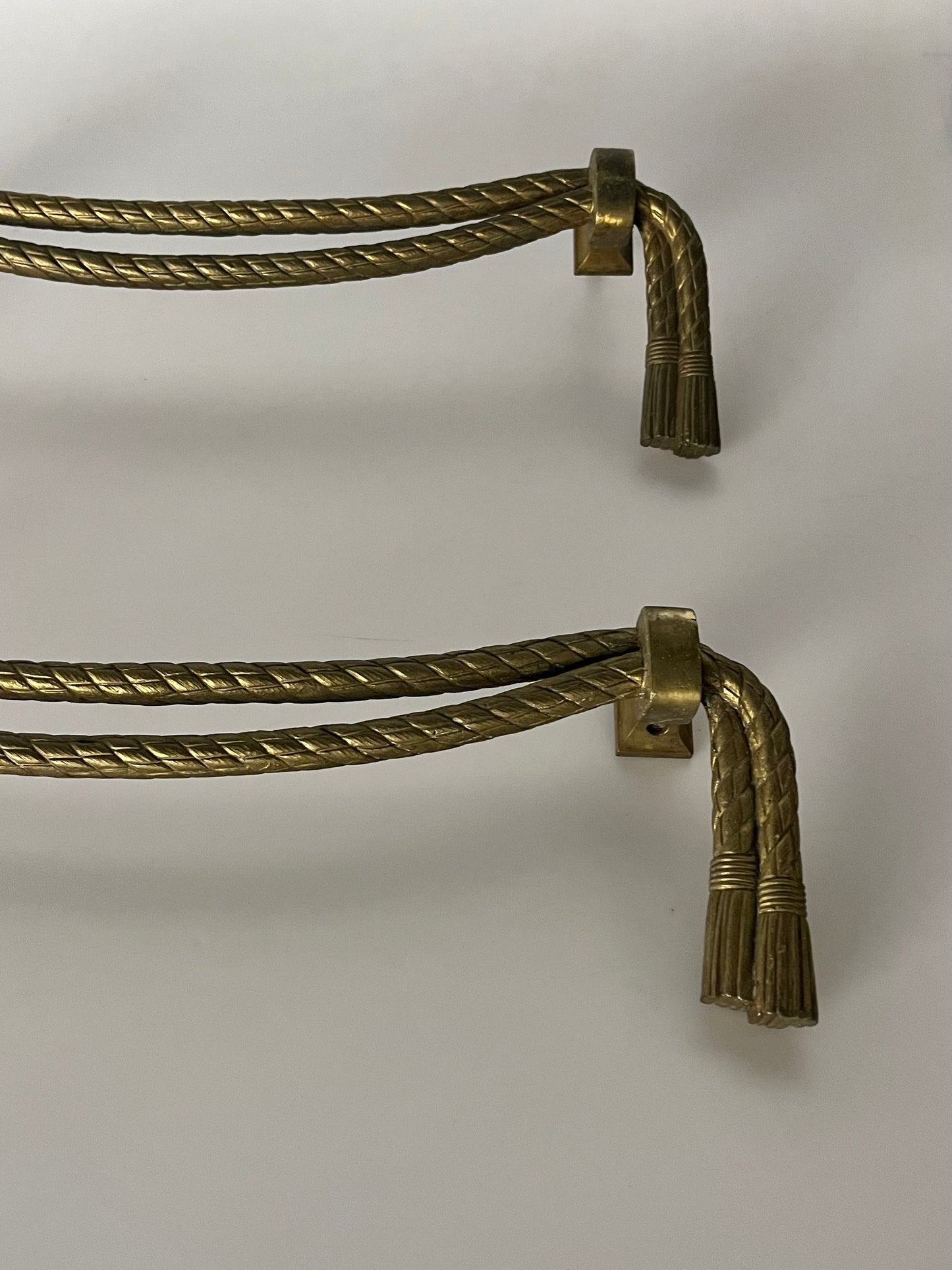 Italian Brass Towel Rail - Two Available