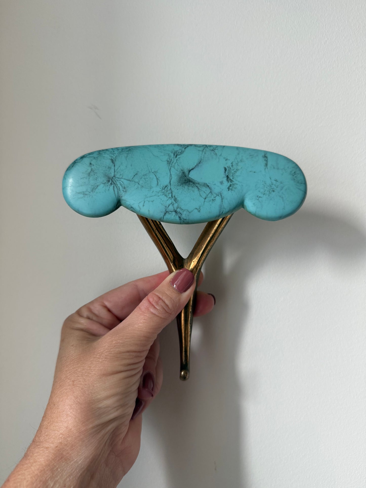 Vintage Italian Resin Coat Hook - Two Available