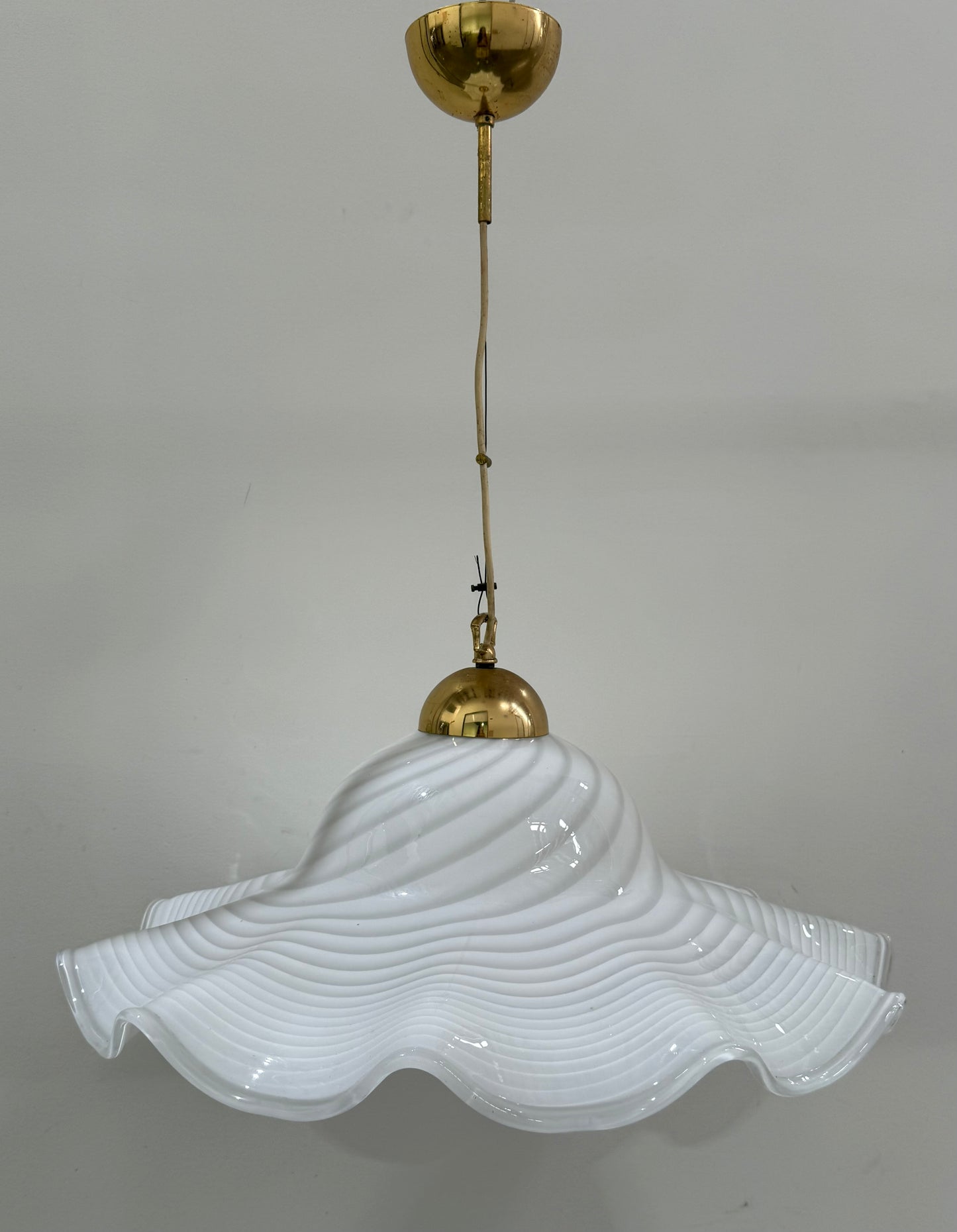 Murano Glass Swirl Handkerchief Pendant Light