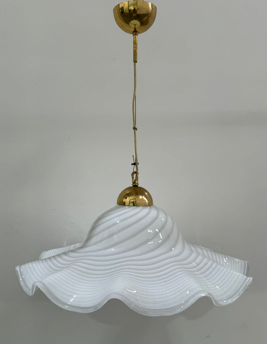 Murano Glass Swirl Handkerchief Pendant Light