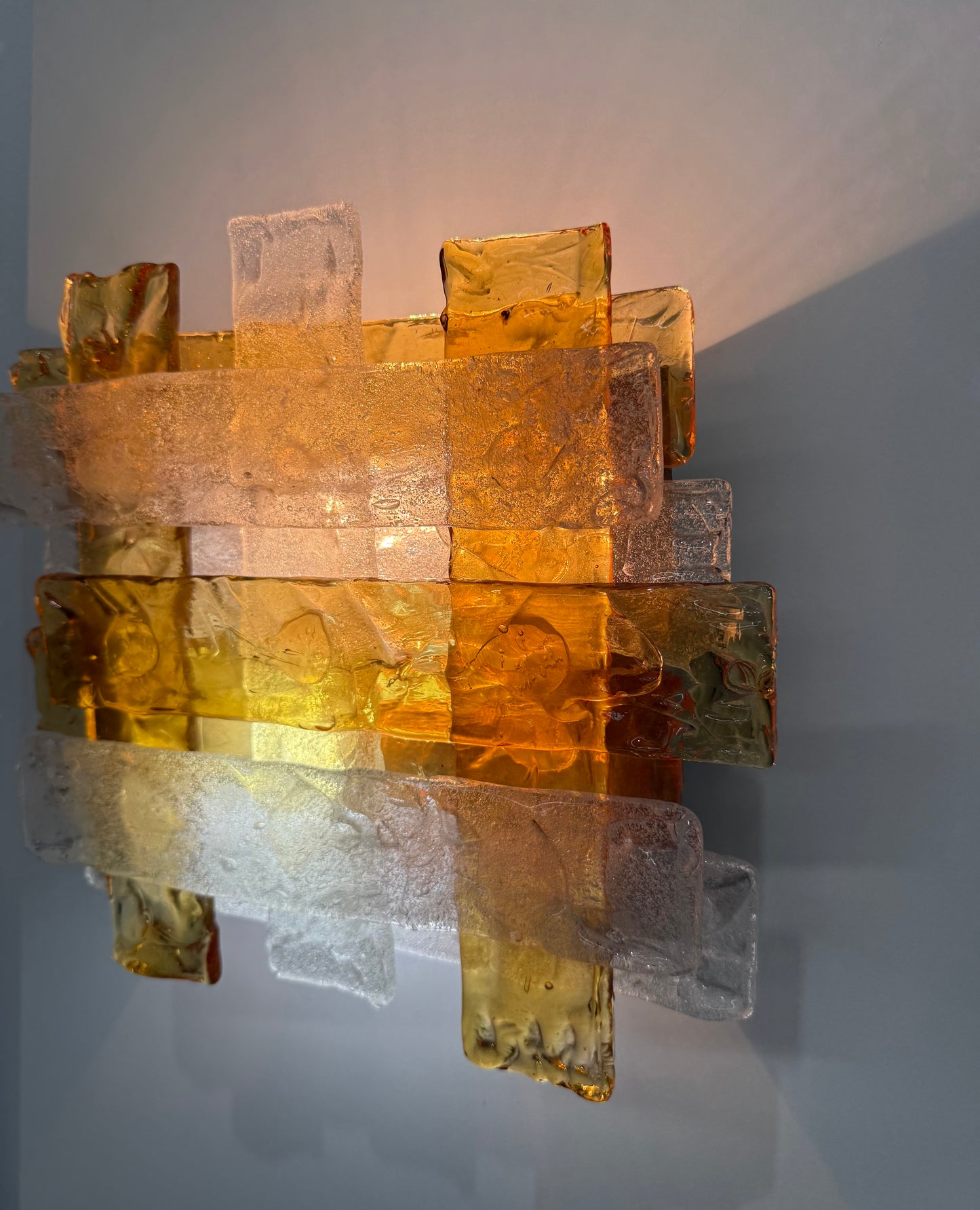 1970’s Murano Wall Light by Toni Zuccheri for Mazzega