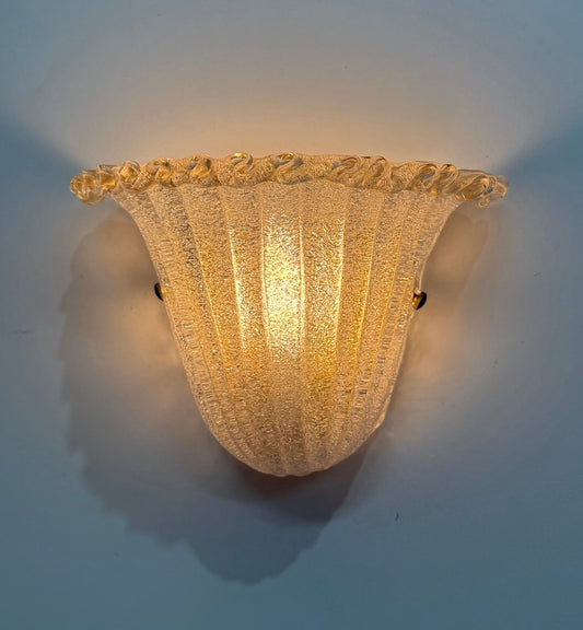 Single Antique Murano Wall Light