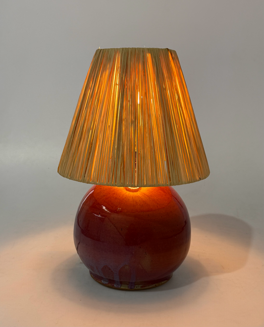 Vintage French Ceramic Lamp