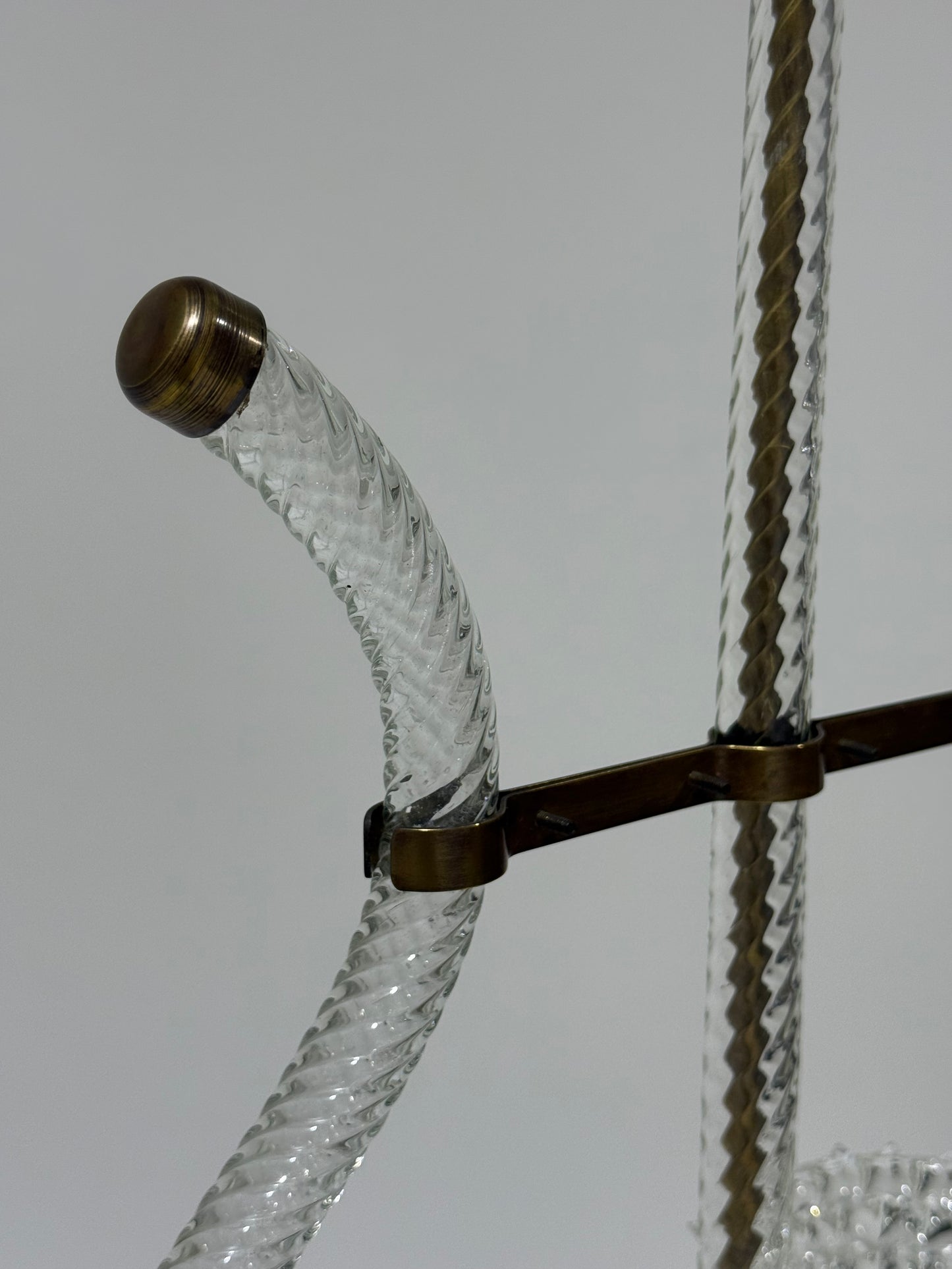 1940’s Murano Double Rostrato Pendant by Barovier