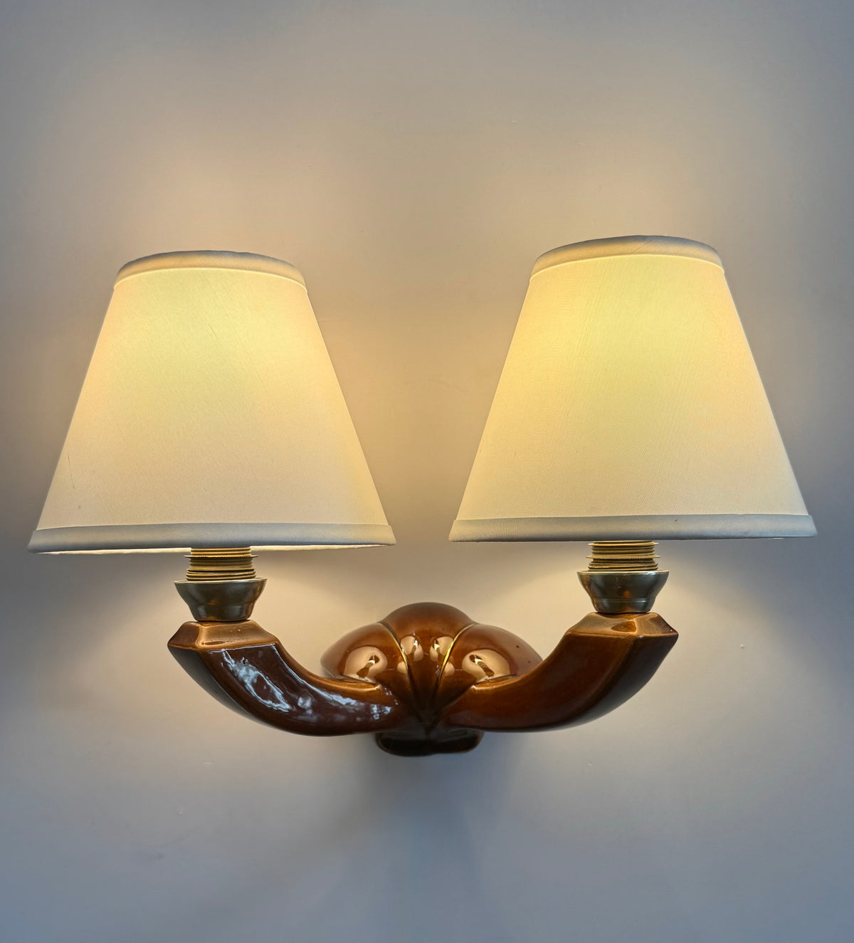 1950’s French Ceramic Wall Light