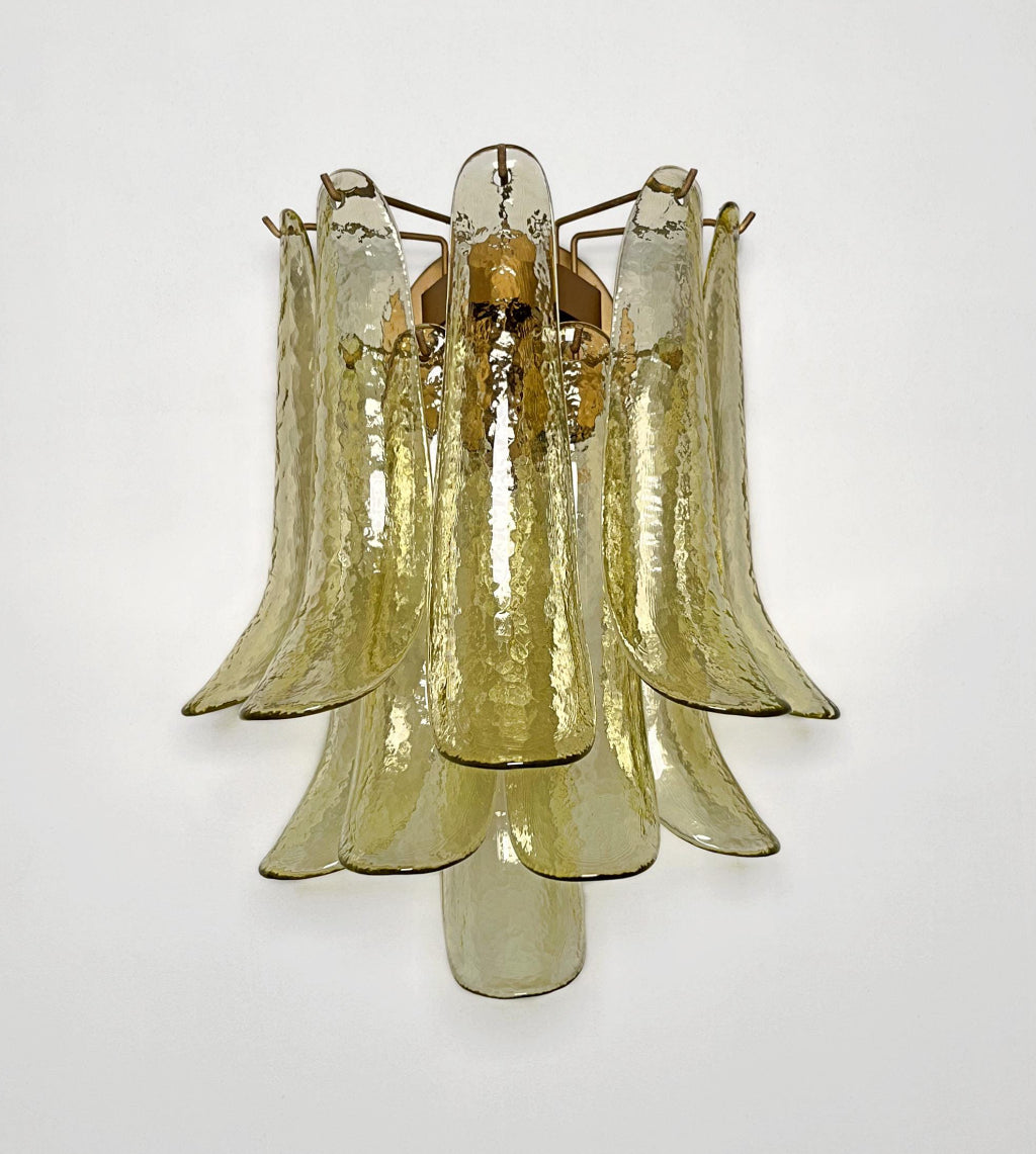Pair of Murano Glass Wall Lights