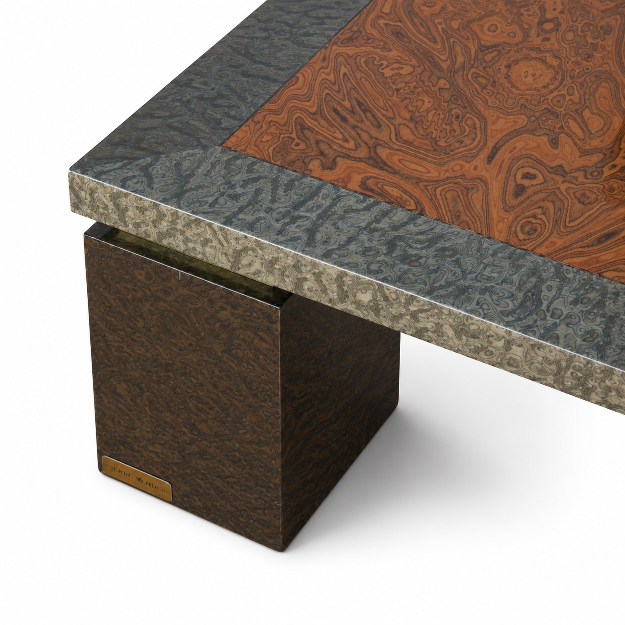 French Lacquered Coffee Table by Jean-Charles Liviani