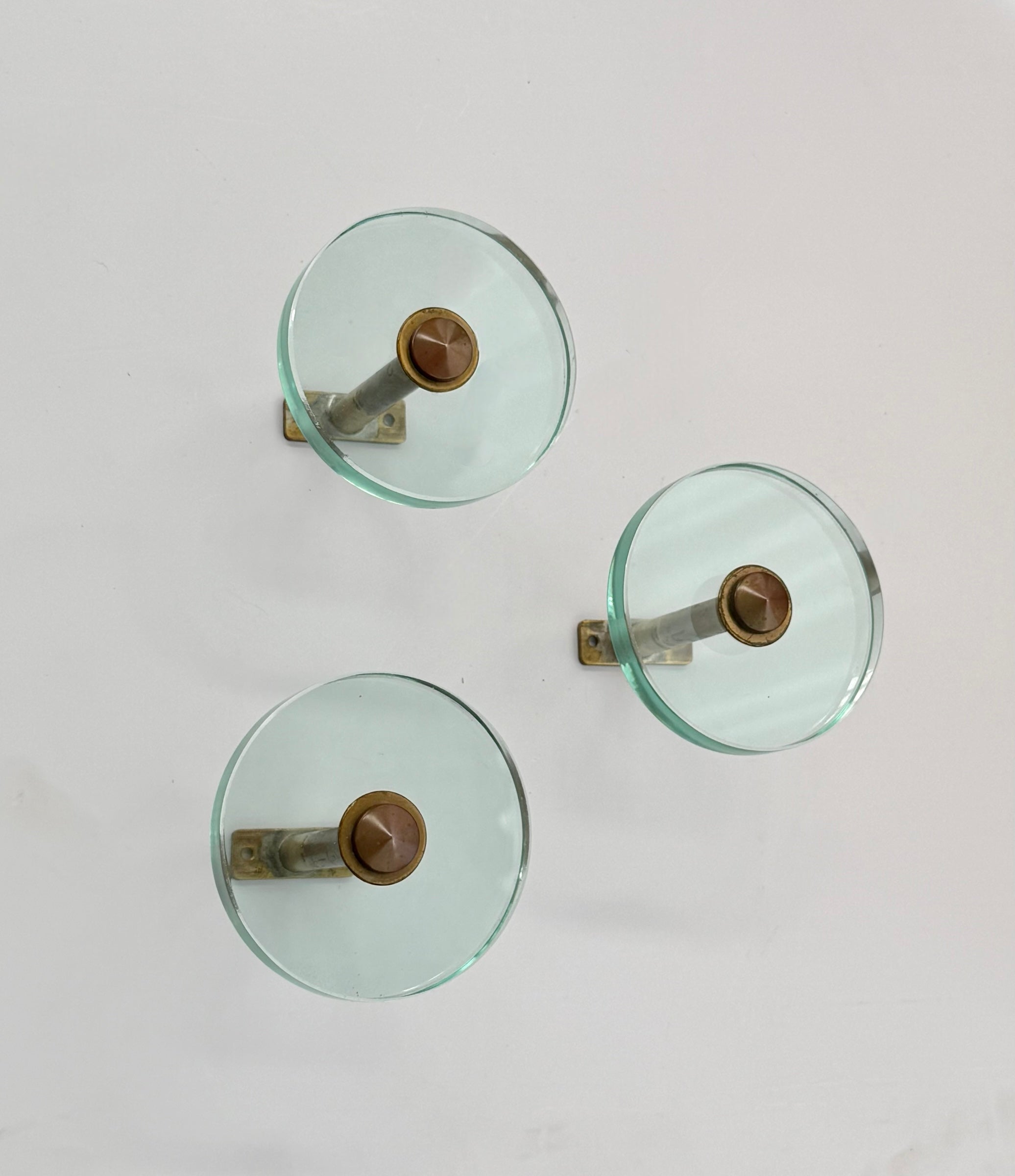 Italian Glass Coat Hook - Four Available