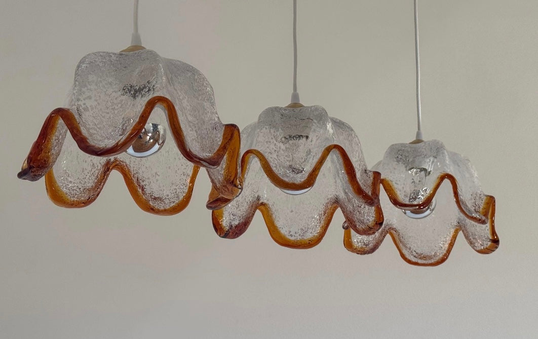 Vintage Murano Pendant by Mazzega - Two Available