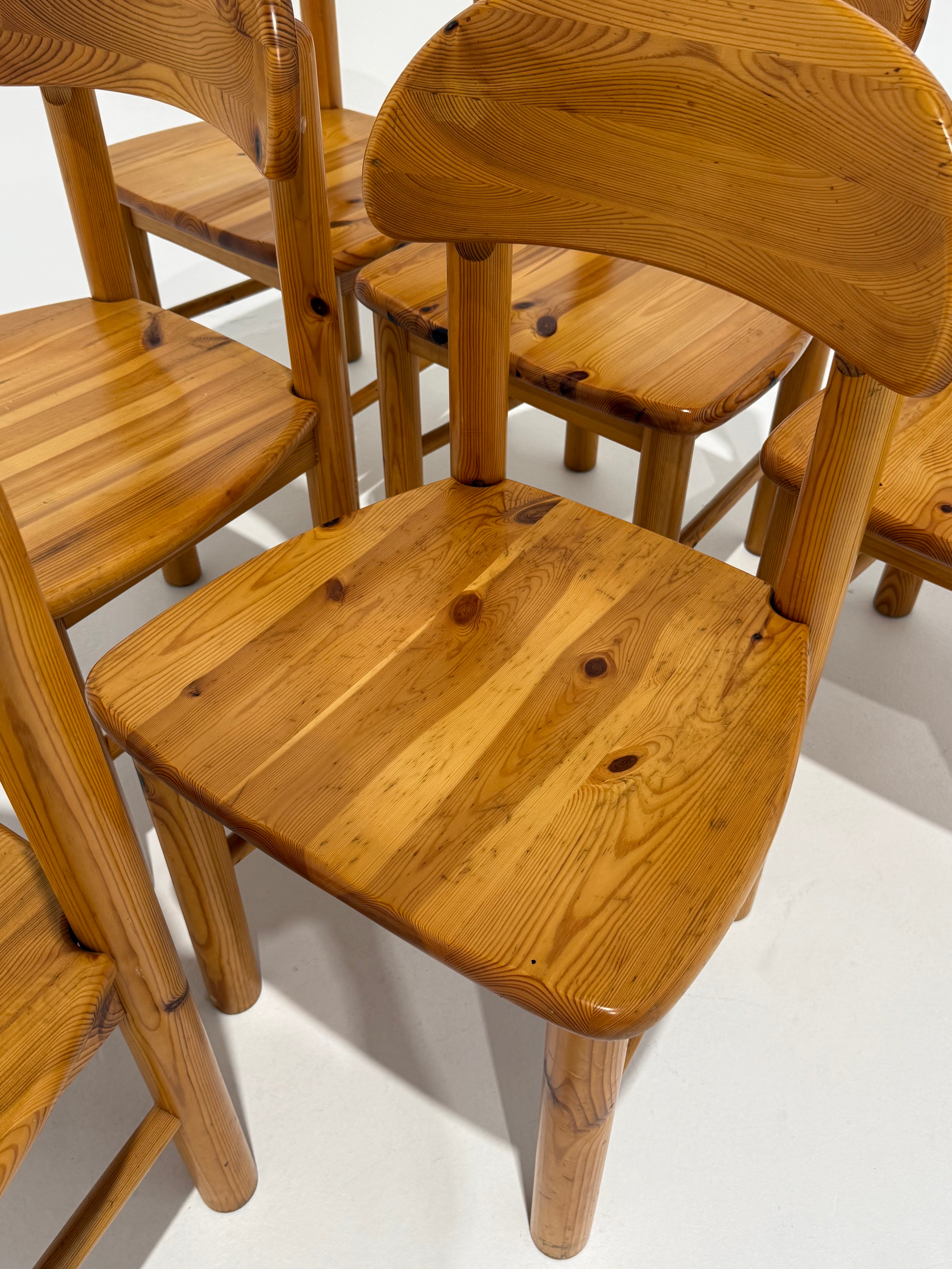 Pine Dining Chair by Rainer Daumiller - 6 Available