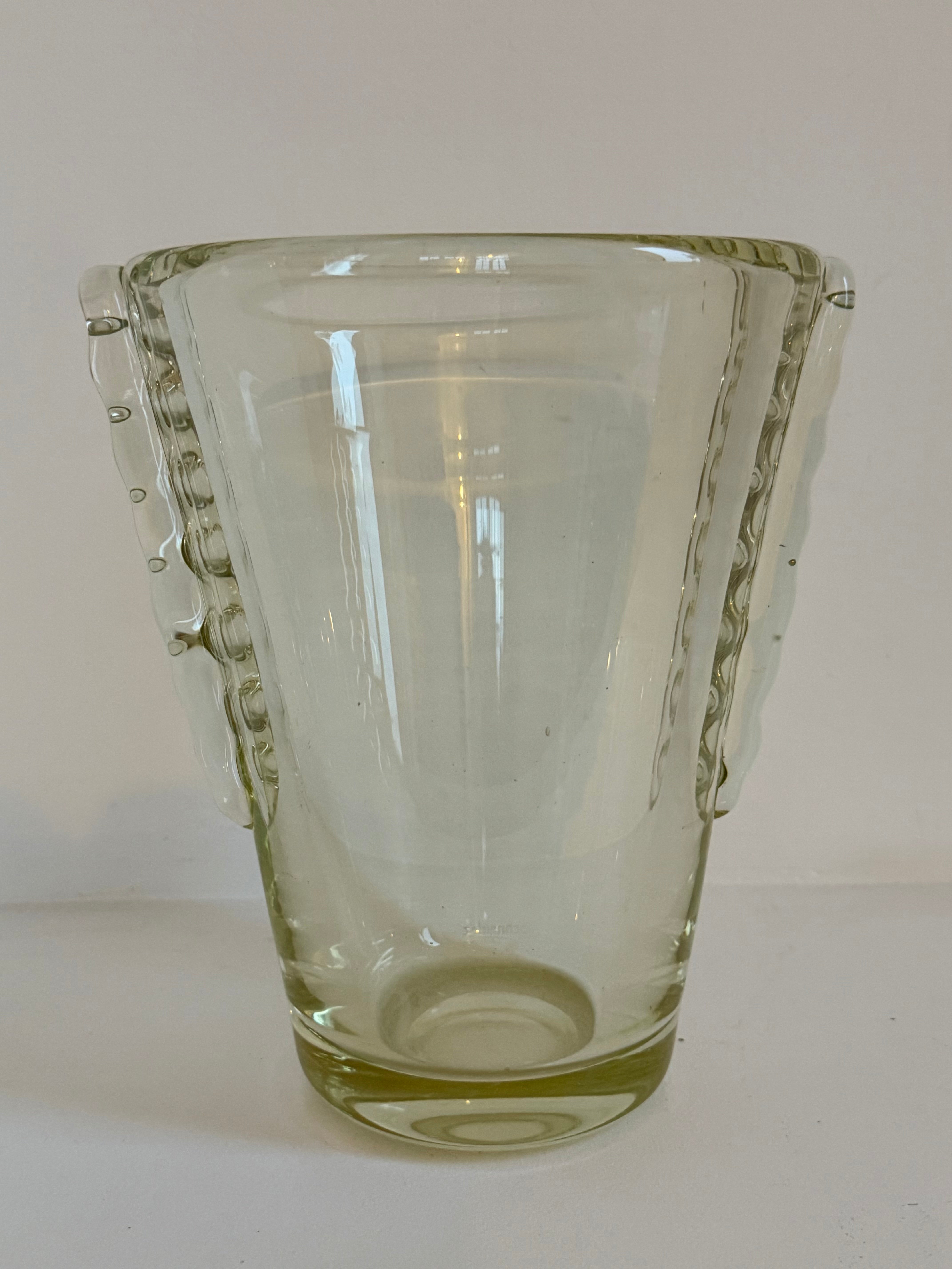 PRE-ORDER: Vintage French Glass Vase by Charles Schneider