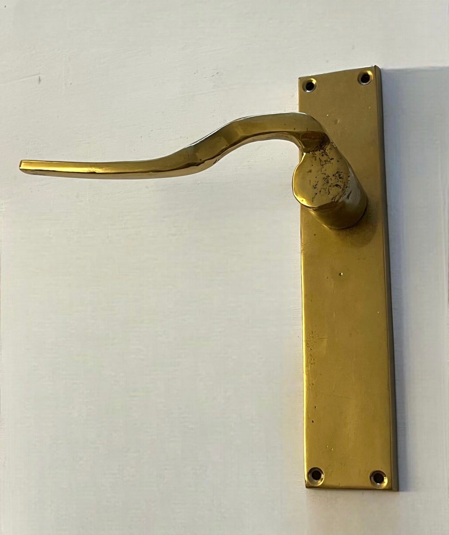 1970’s Brass Door Handle by David Marshall