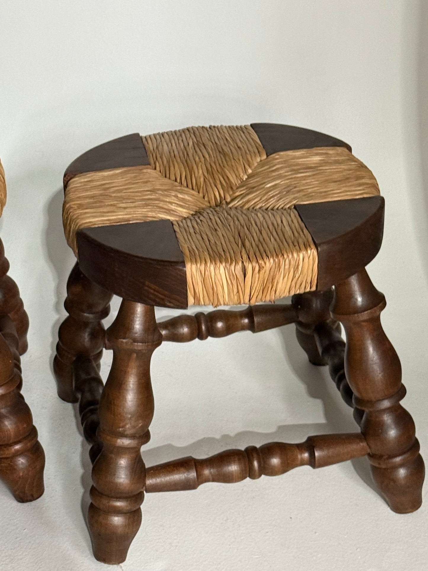 Vintage French Tabouret - Two Available