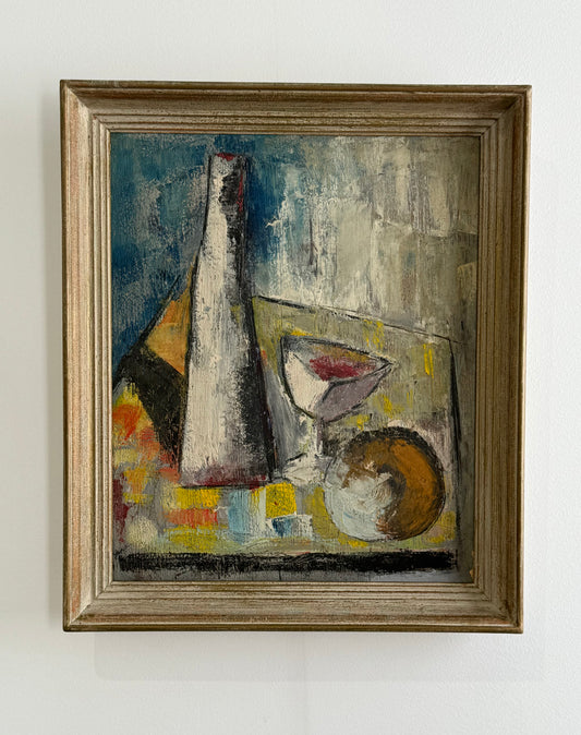 Antique French Cubist Still Life