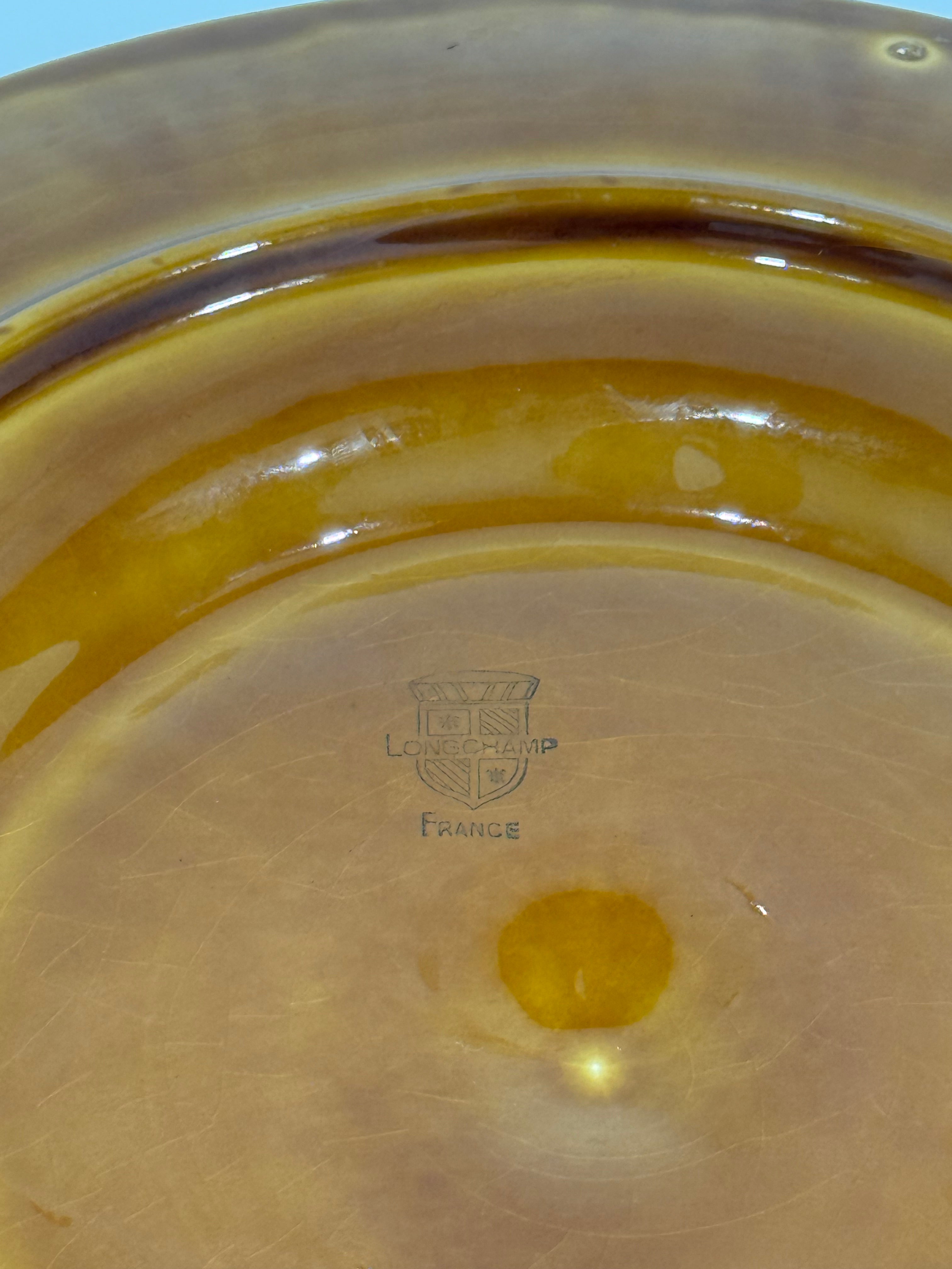 Vintage French Ceramic Oyster Platter