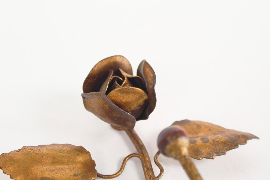 Italian Brass Coat Hook - Two Available