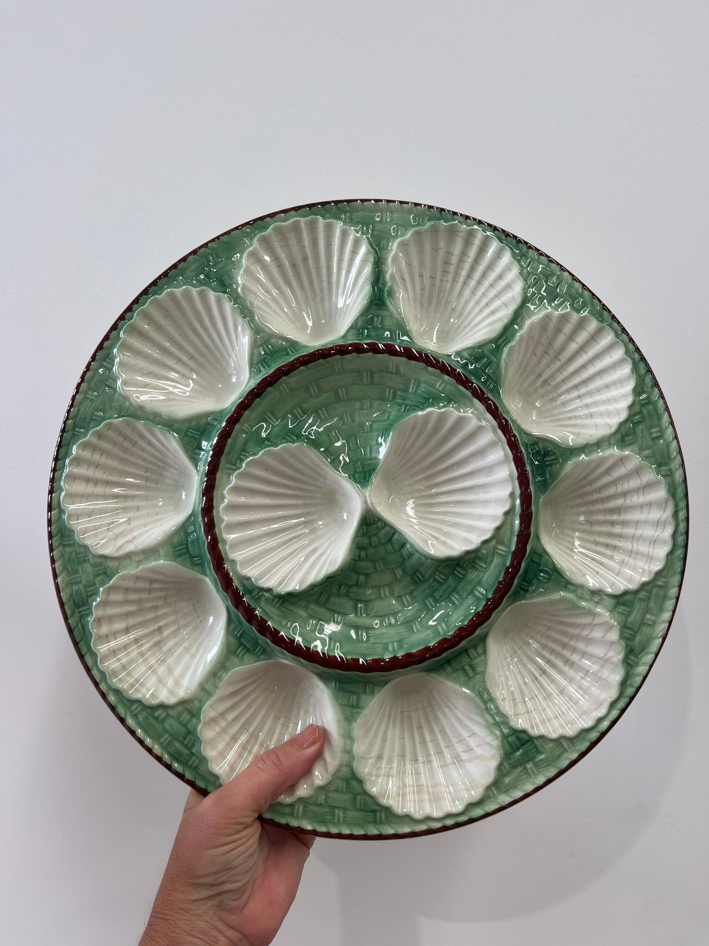 French Ceramic Oyster Platter