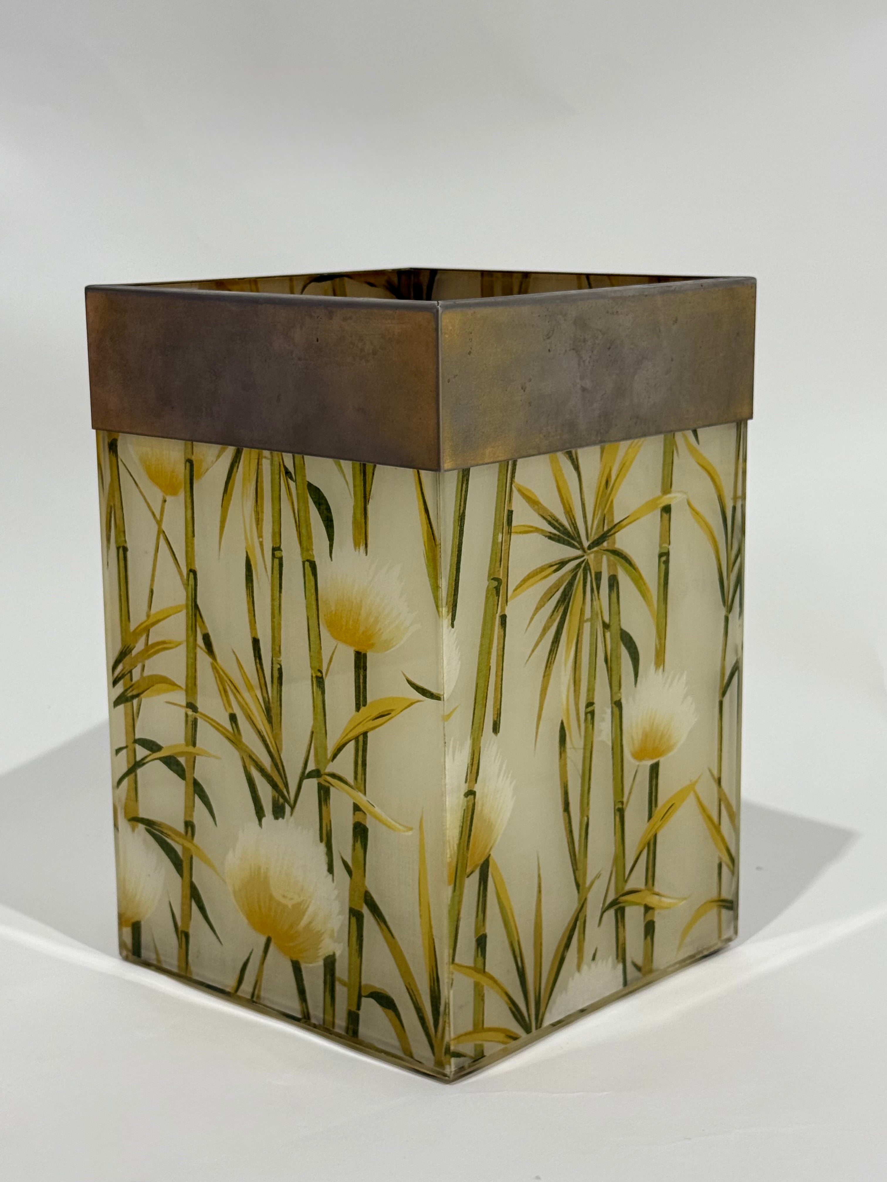 Vintage Italian Perspex Basket