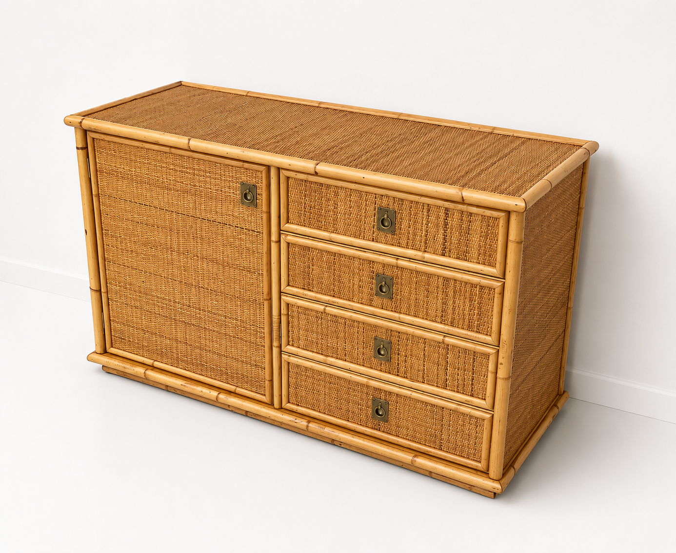 PRE-ORDER: Italian Bamboo Sideboard by Dal Vera