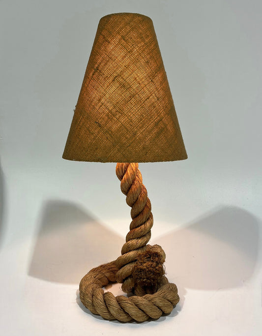 1950’s French Rope Lamp by Audoux Minet