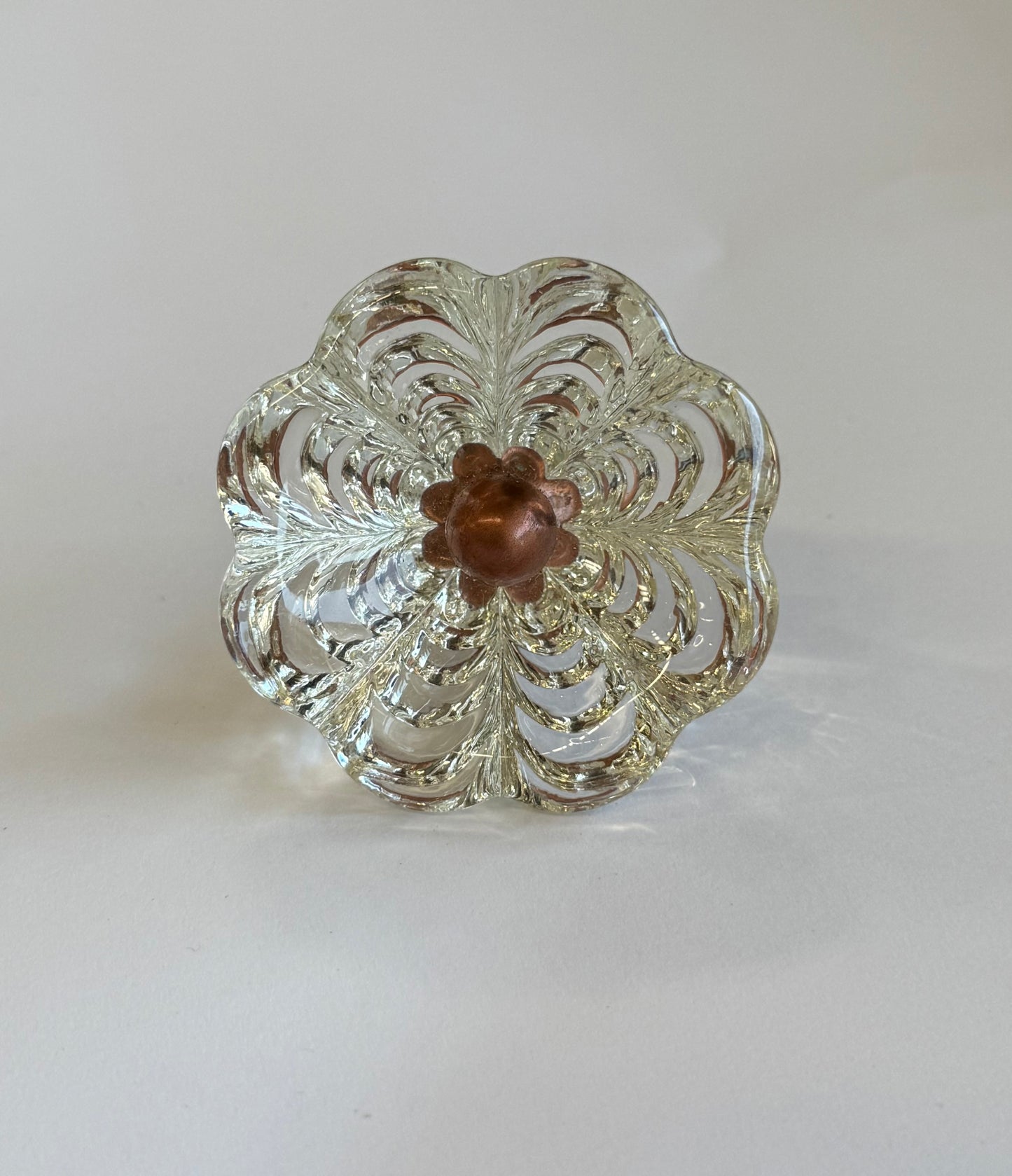 Italian Glass Drawer/Door Pulls - 4 Available
