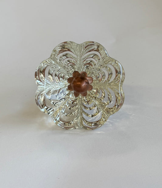 Italian Glass Drawer/Door Pulls - 4 Available