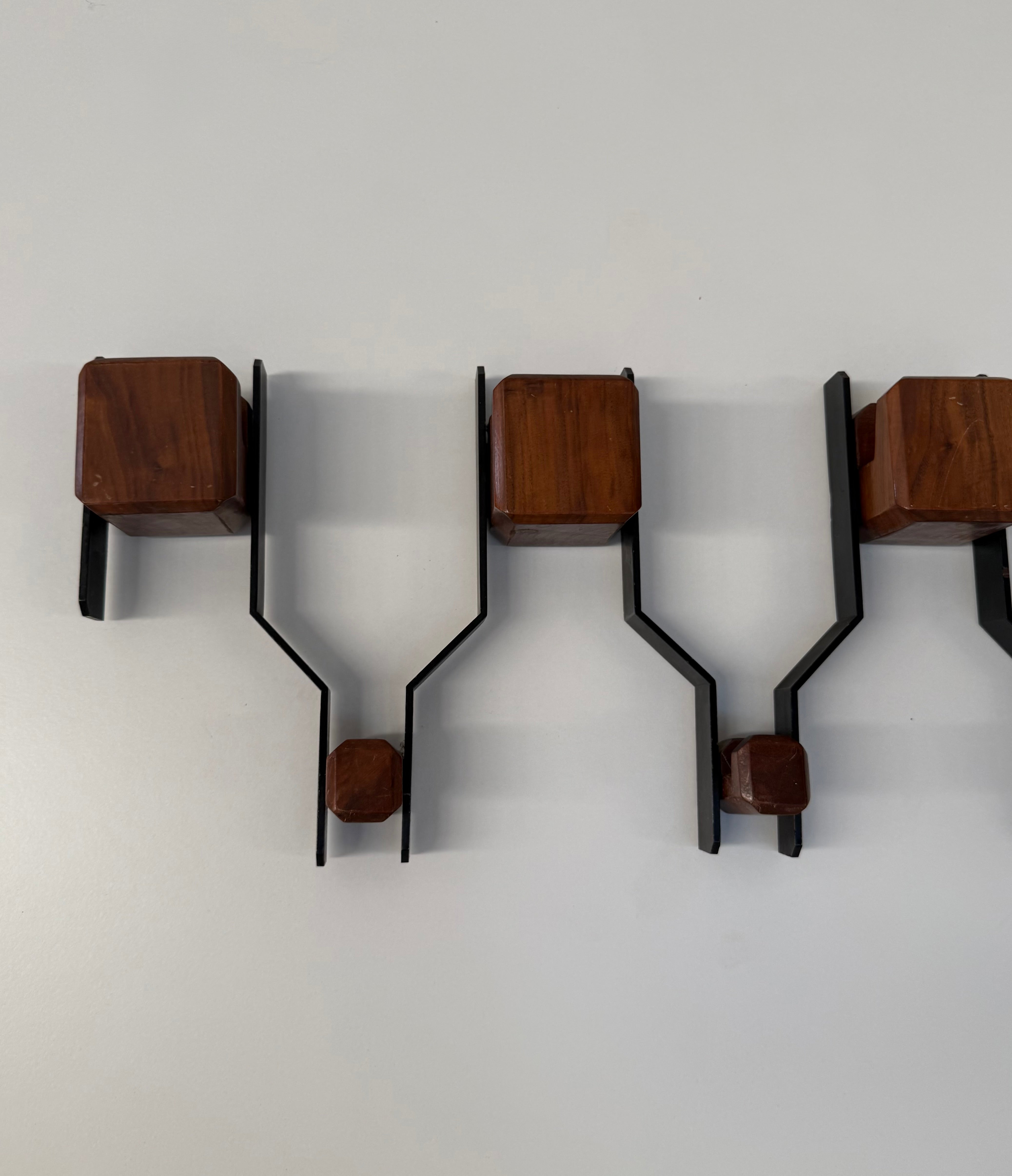 Vintage Italian Wall Coat Rack
