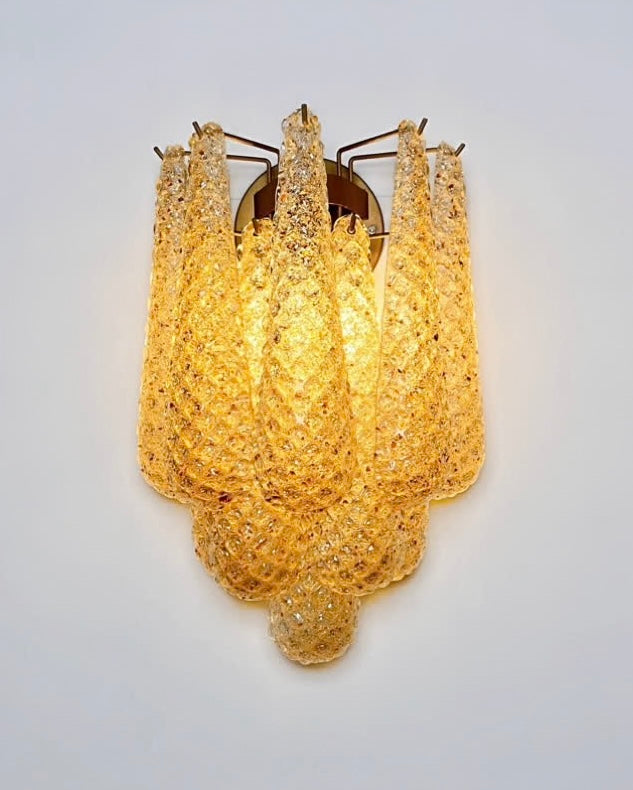 Pair of Murano Glass Wall Lights
