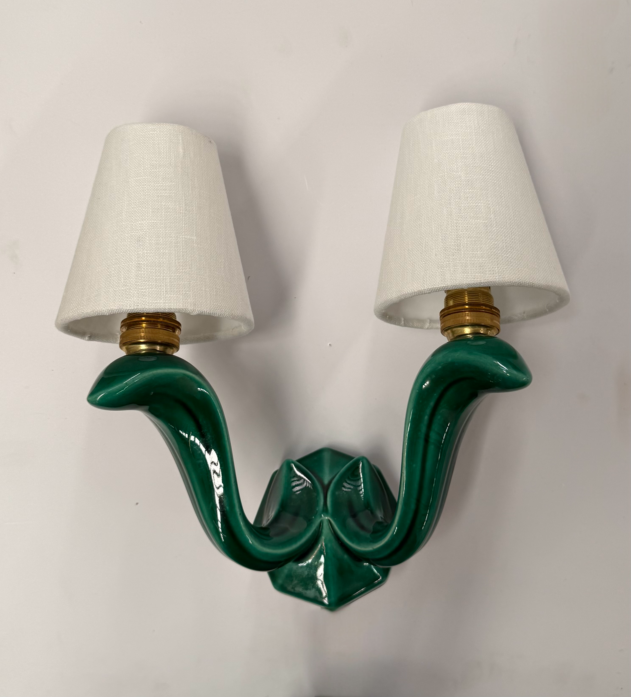 1950’s French Ceramic Wall Light