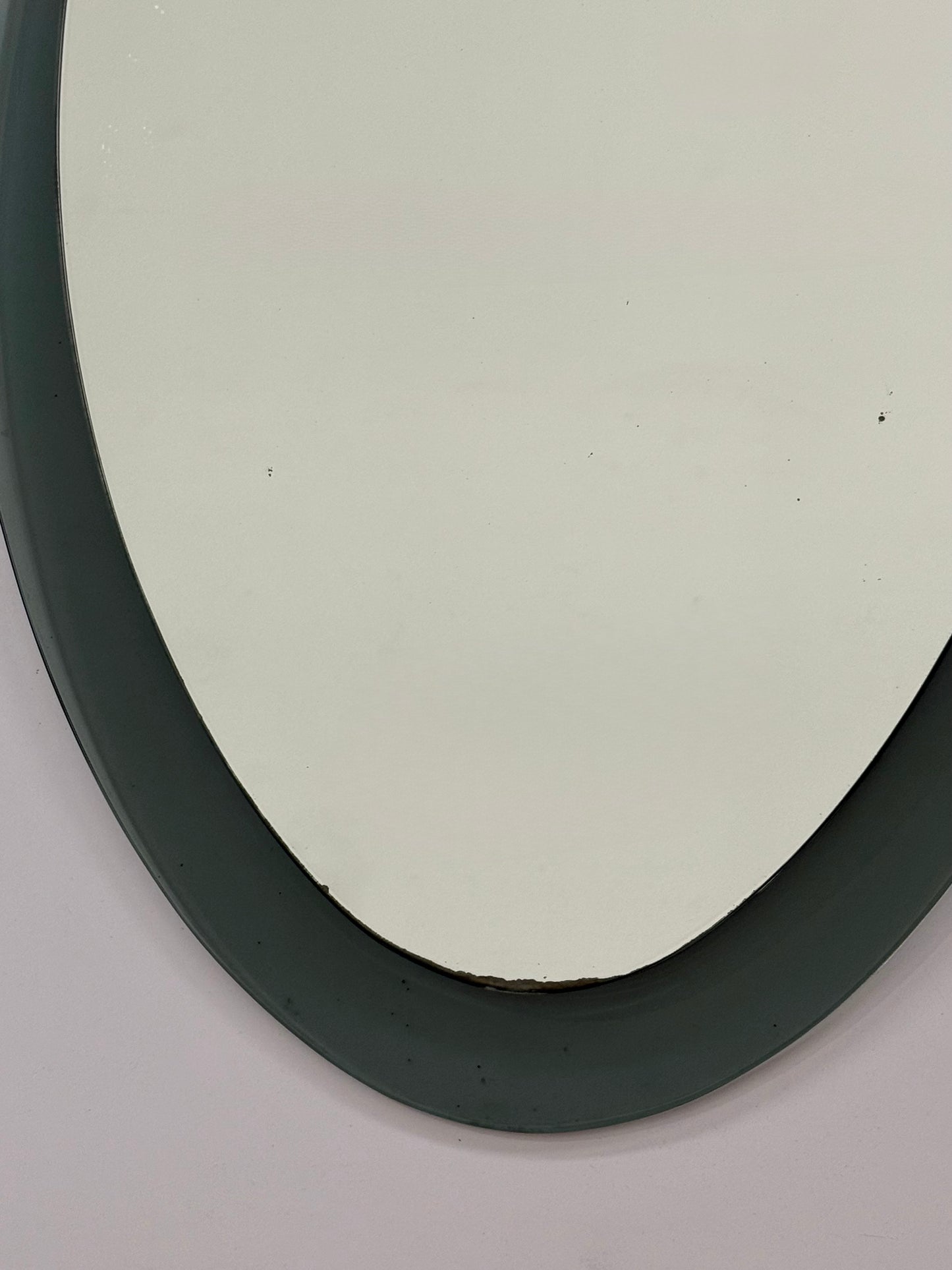 Vintage Italian Coloured Glass Mirror