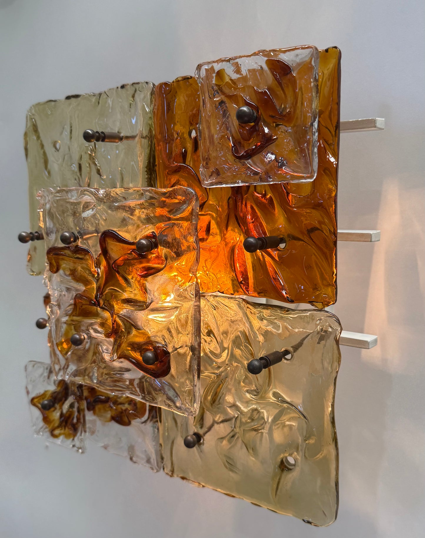 1970’s Murano Wall Light by Toni Zuccheri for Mazzega - Two Available