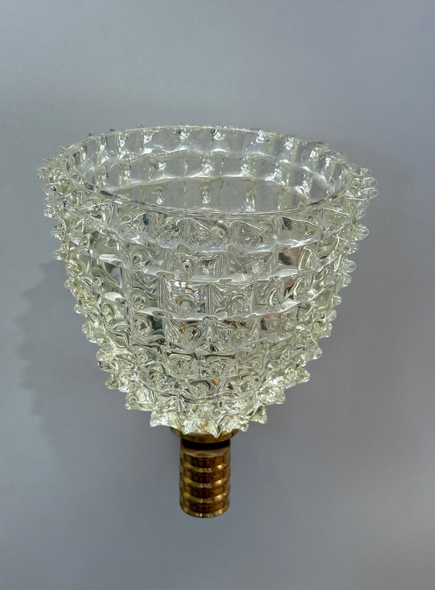 Large Murano Rostrato Wall Light by Barovier