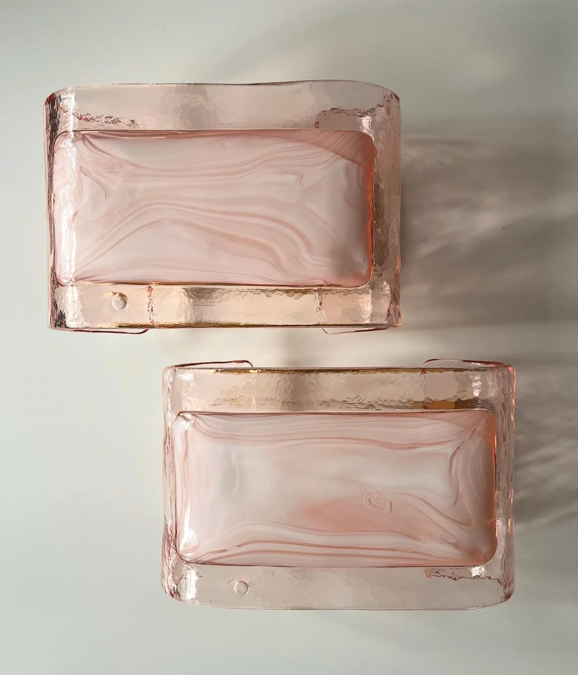 Pair of Murano Glass Wall Lights by La Murrina