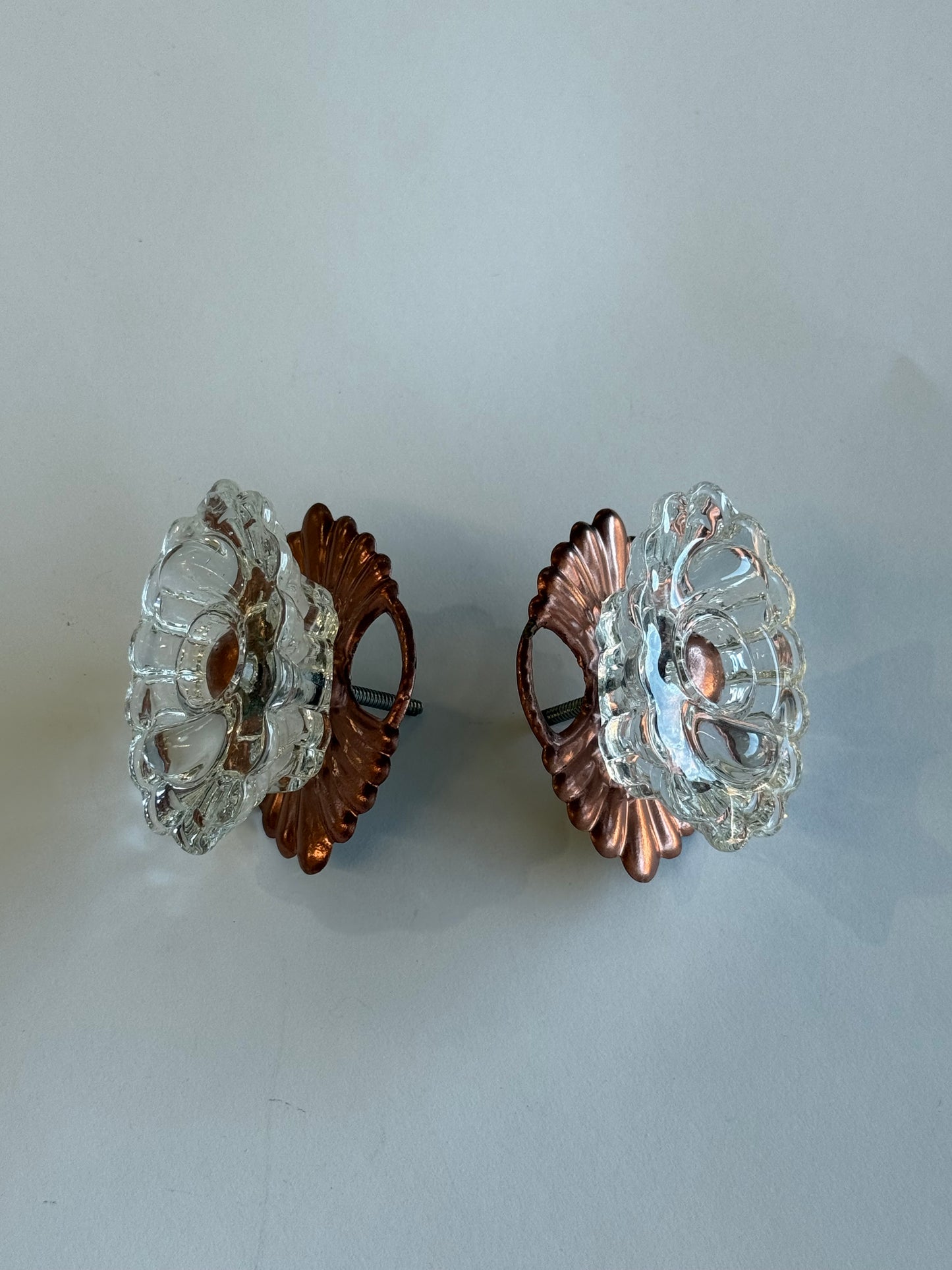 Italian Glass Drawer/Door Pulls - 1 Available