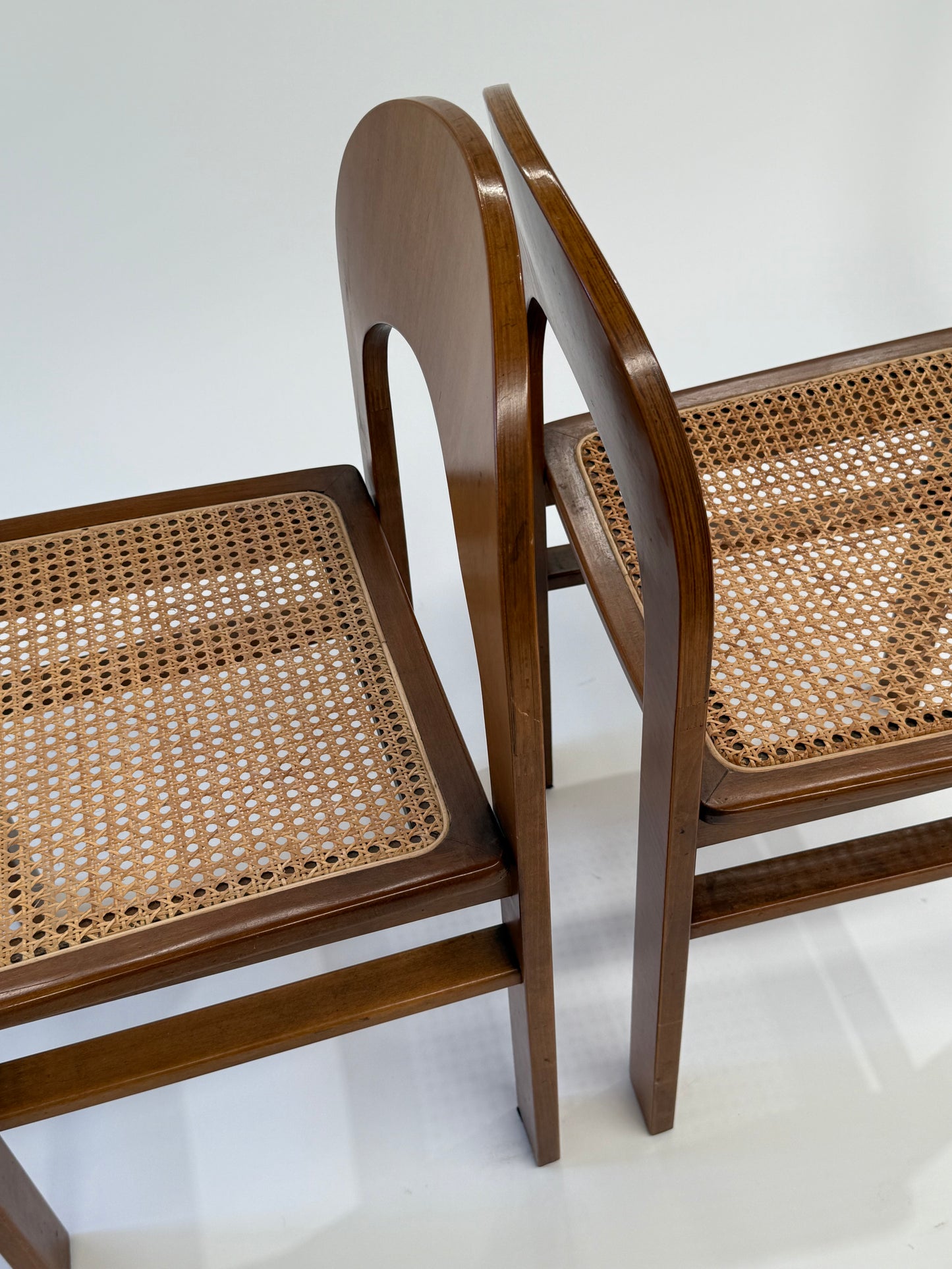 Pair of 1970’s Arcadia chairs by Adalberto Caraceni for Tagliabue
