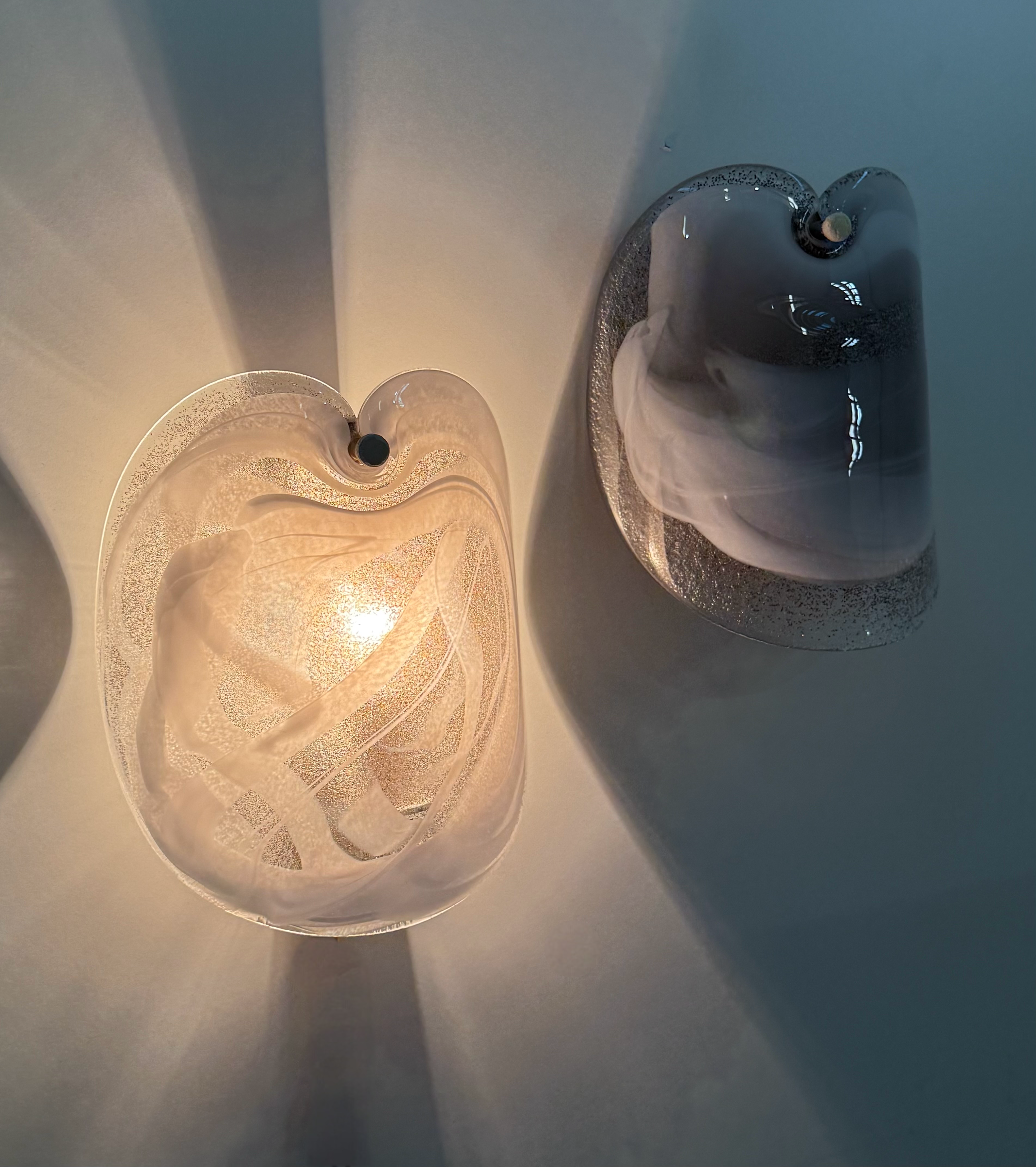Pair of 1970’s Danish Wall Lights by Holmegaard