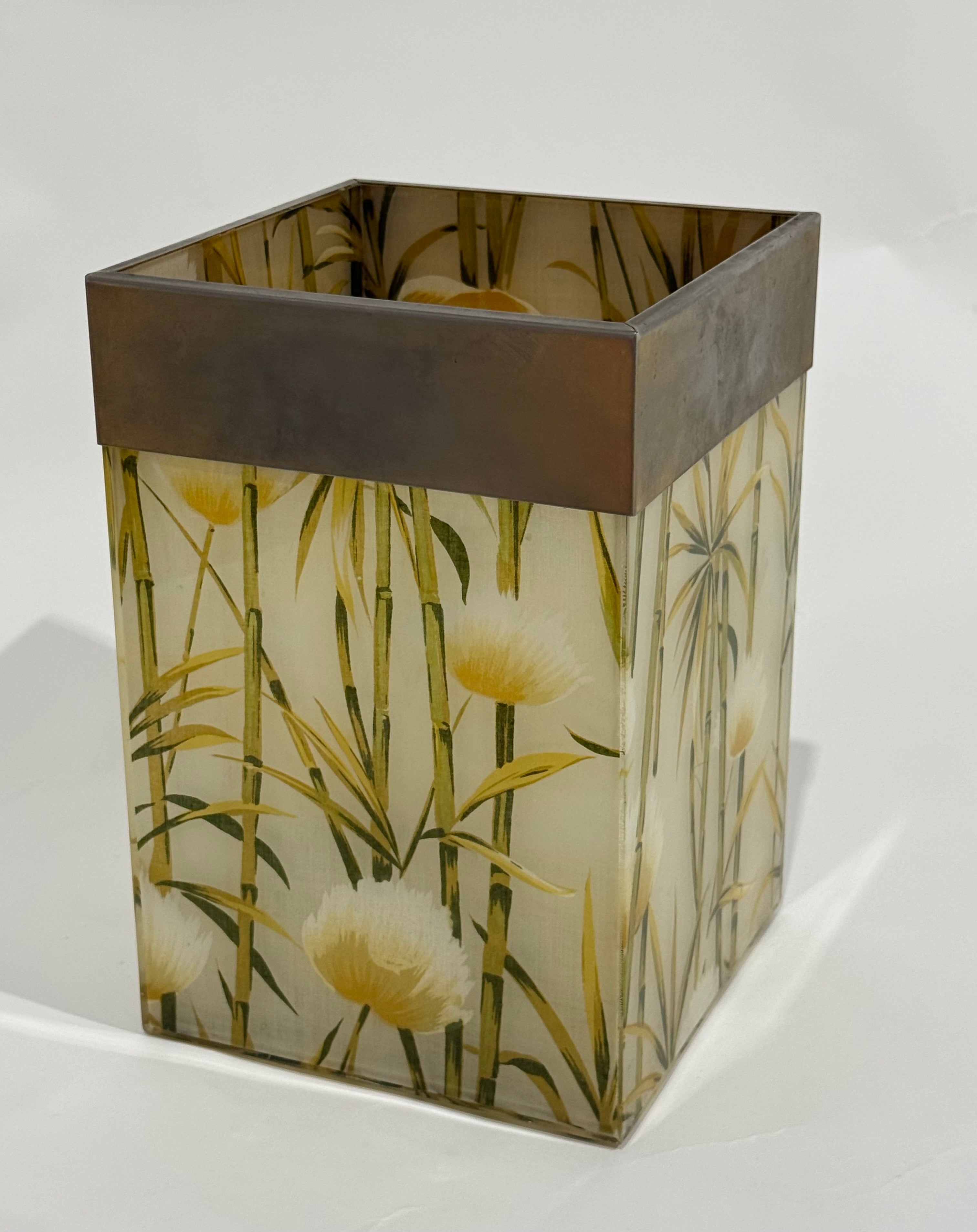 Vintage Italian Perspex Basket