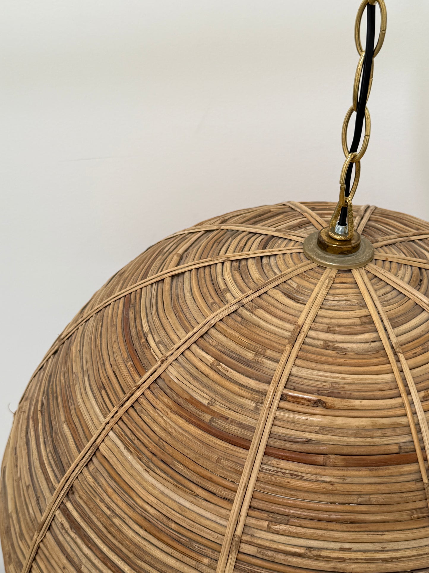Vintage Italian Bamboo Pendant
