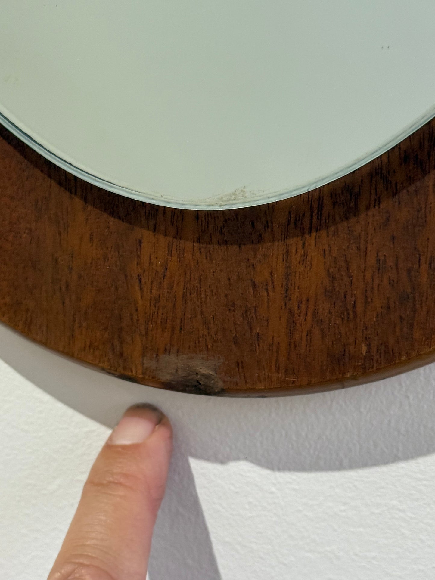 Vintage French Timber Mirror