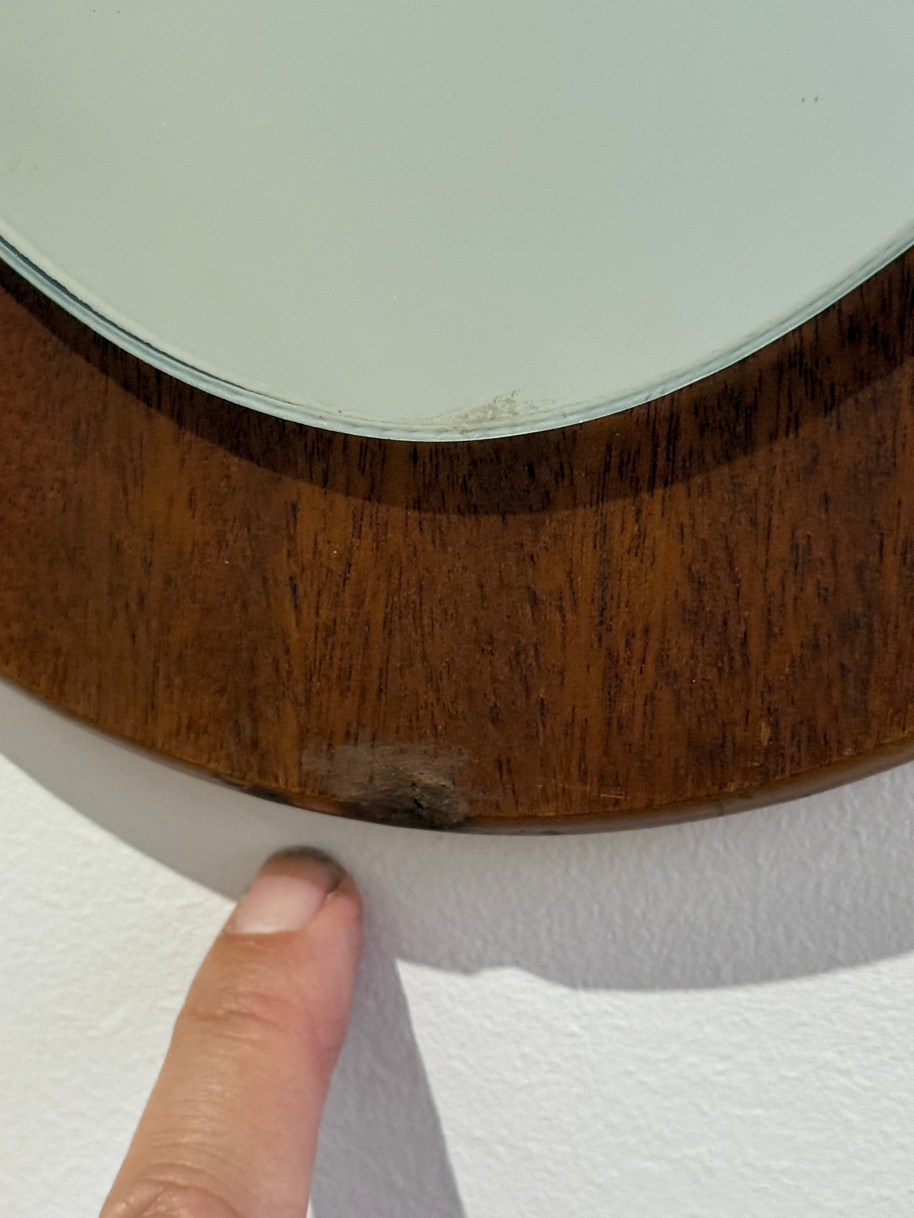 Vintage French Timber Mirror
