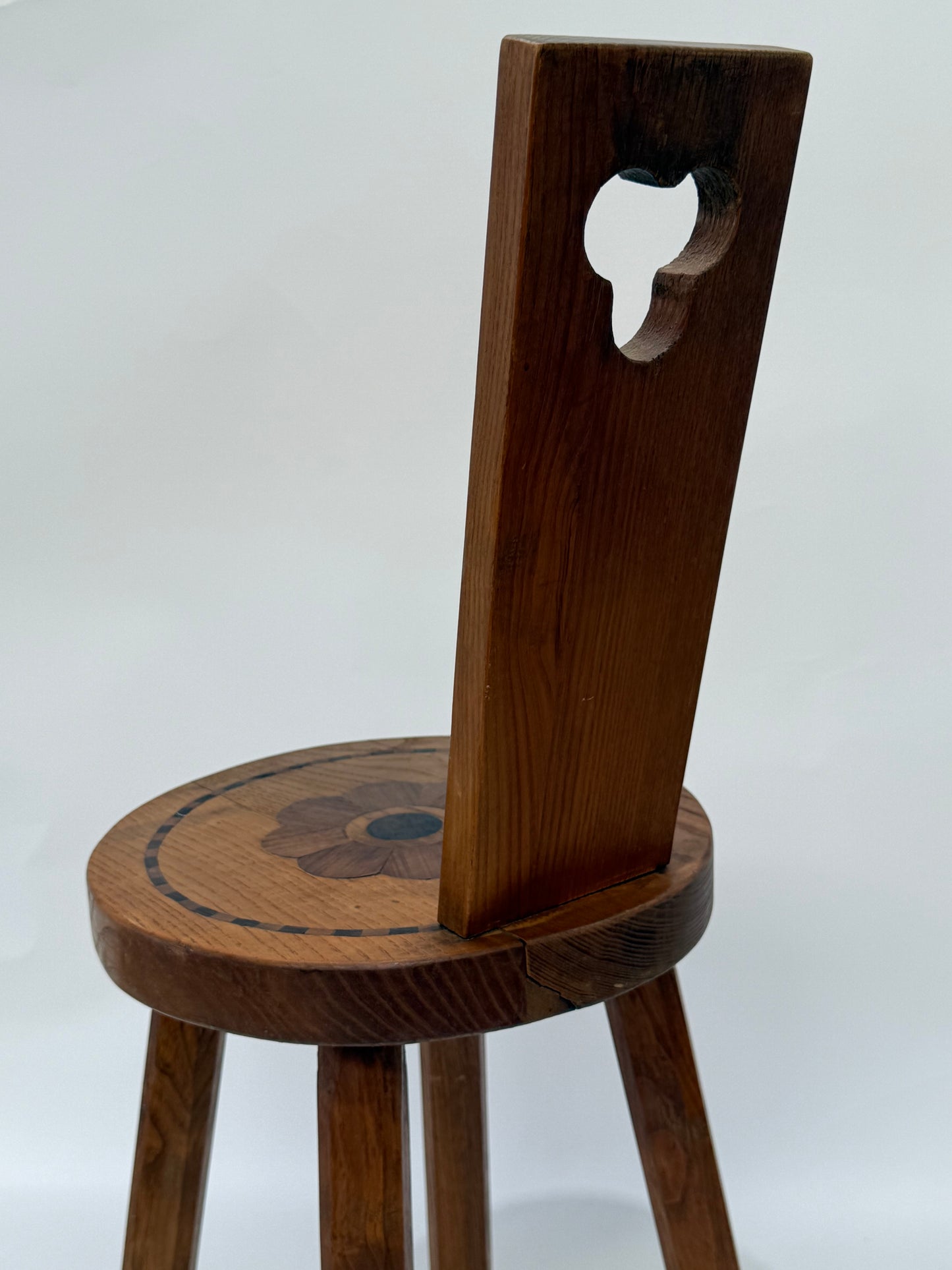 Vintage French Brutalist Chair