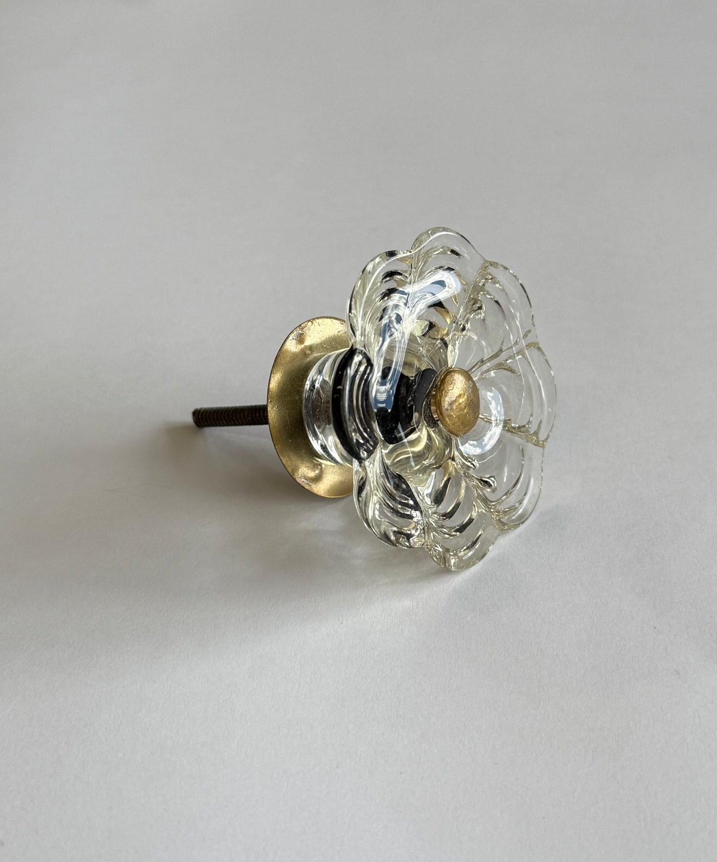 Italian Glass Drawer/Door Pulls - 1 Available