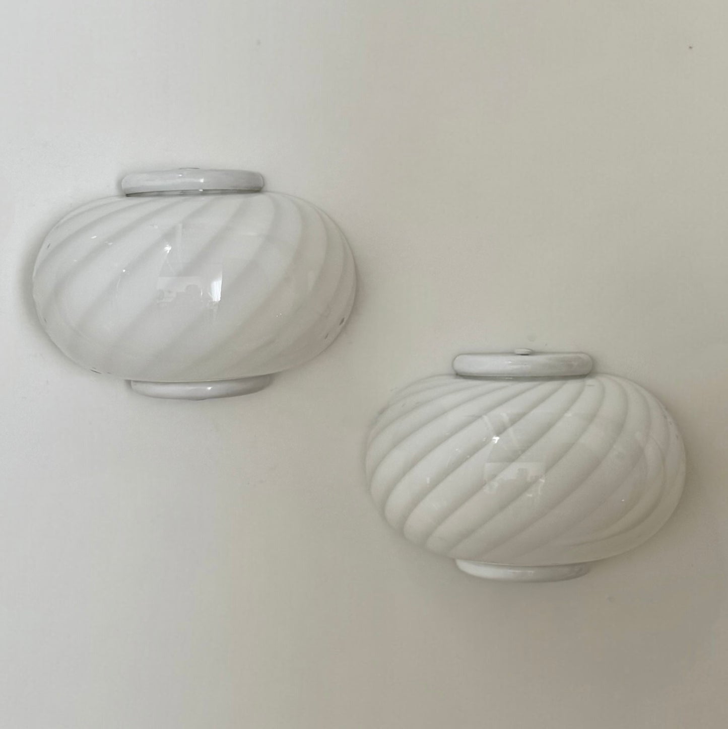 Pair of Murano Glass Wall Lights