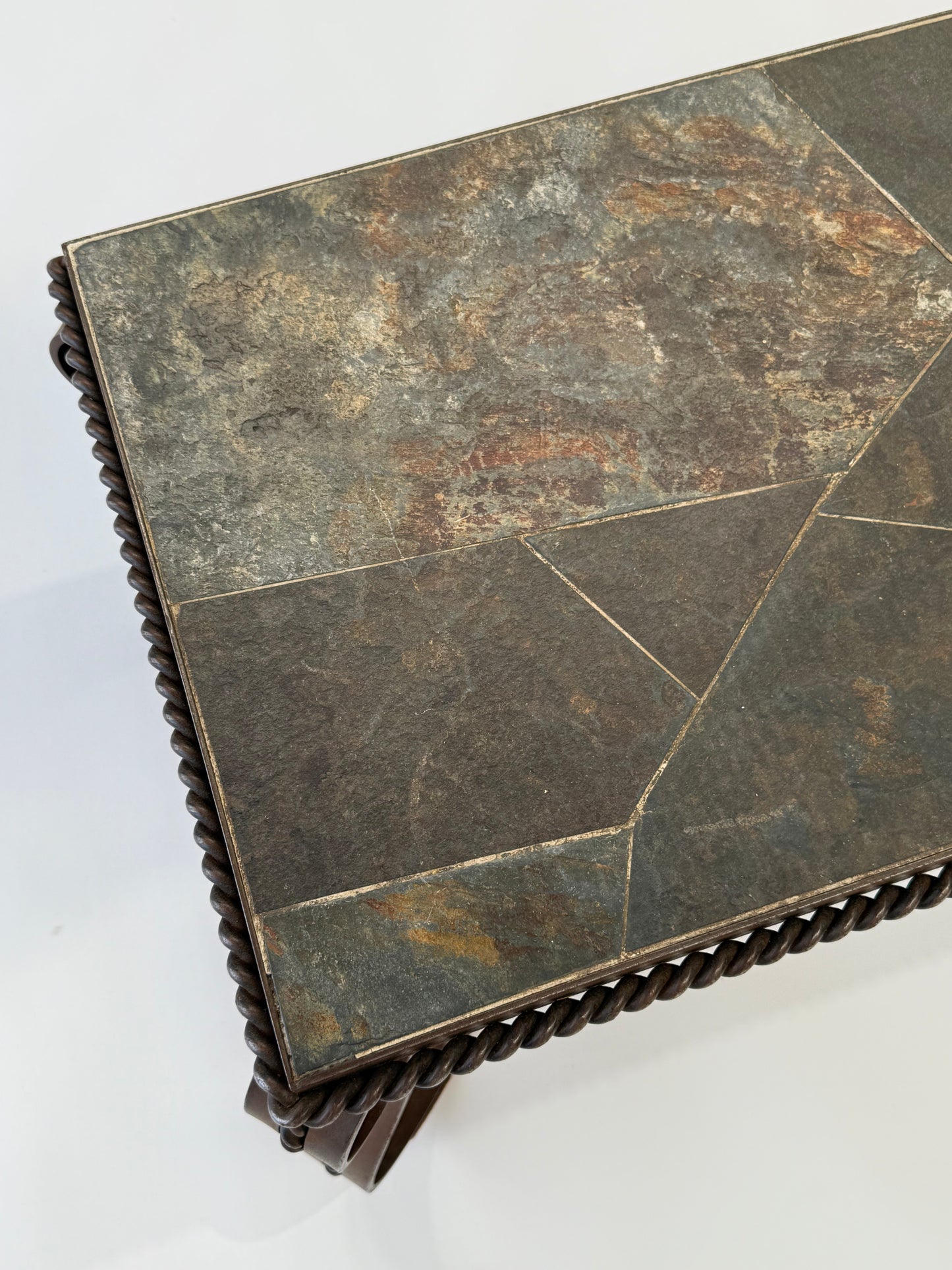 French Slate Coffee Table by Robert Merceris