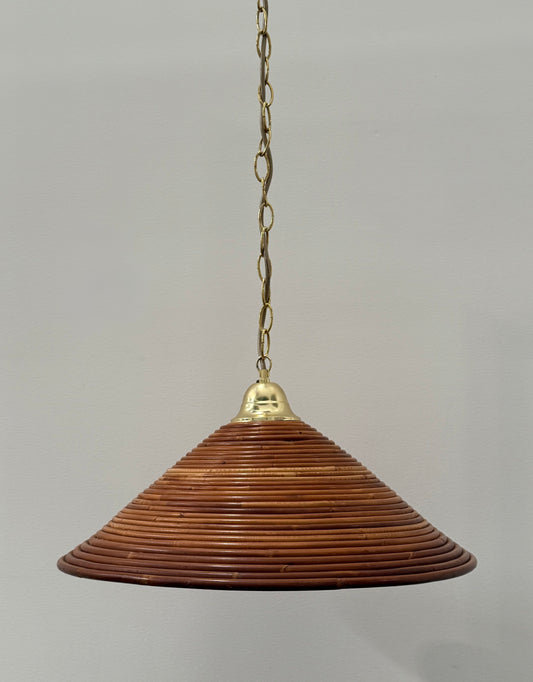 Vintage Italian Bamboo Pendant