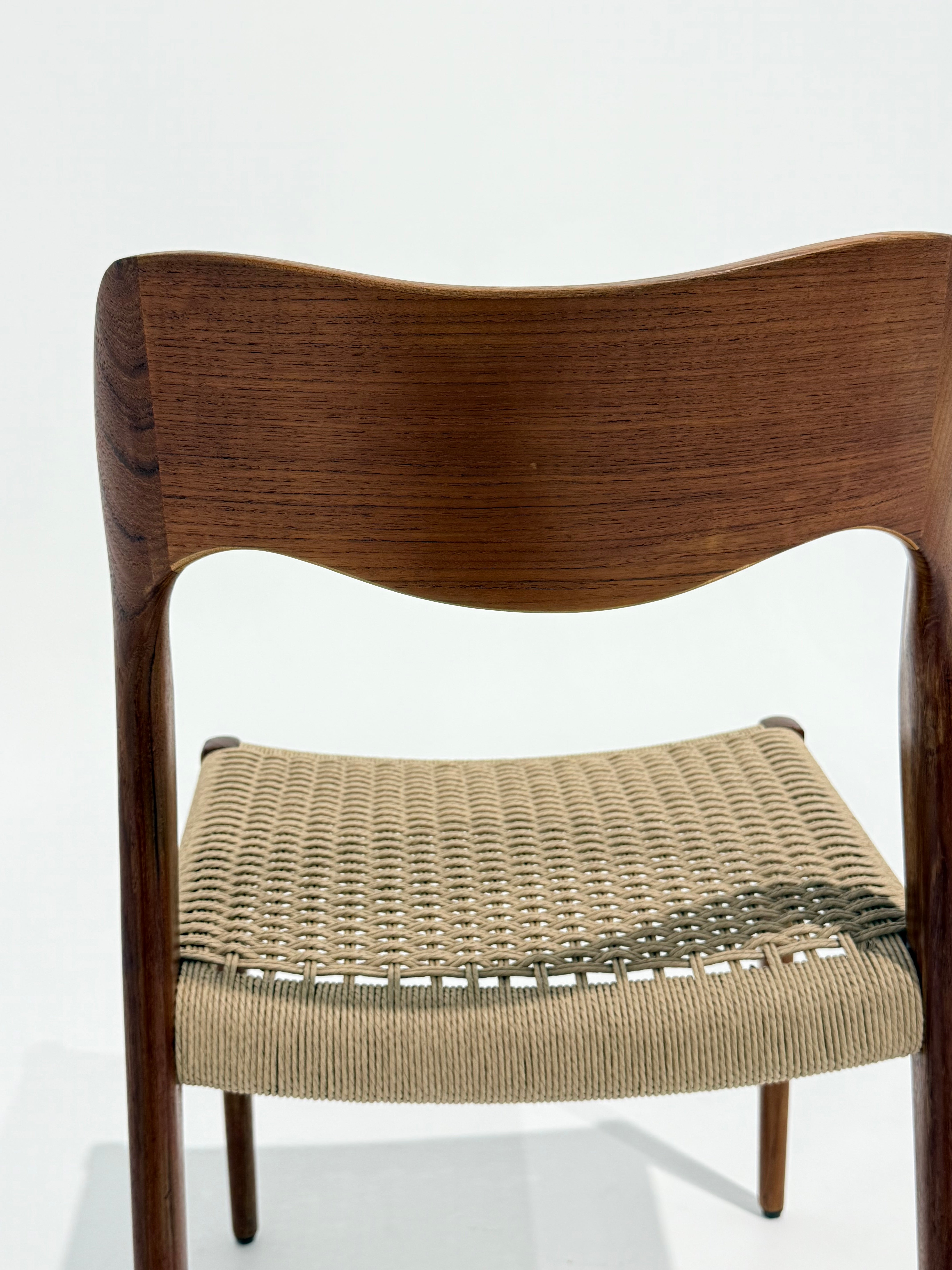 Set of 6 Danish JL Moller Model 71 Dining Chairs